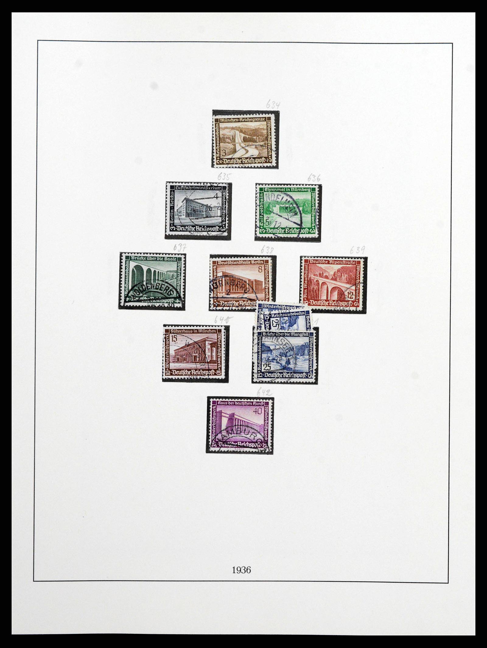 38836 0017 - Stamp collection 38836 German Reich 1933-1945.