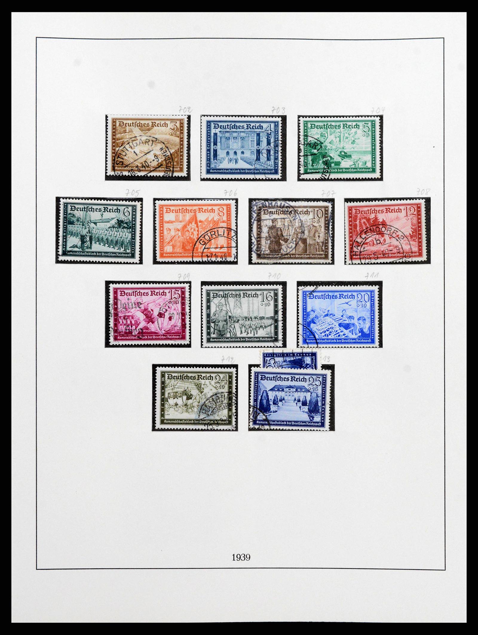 38836 0026 - Stamp collection 38836 German Reich 1933-1945.