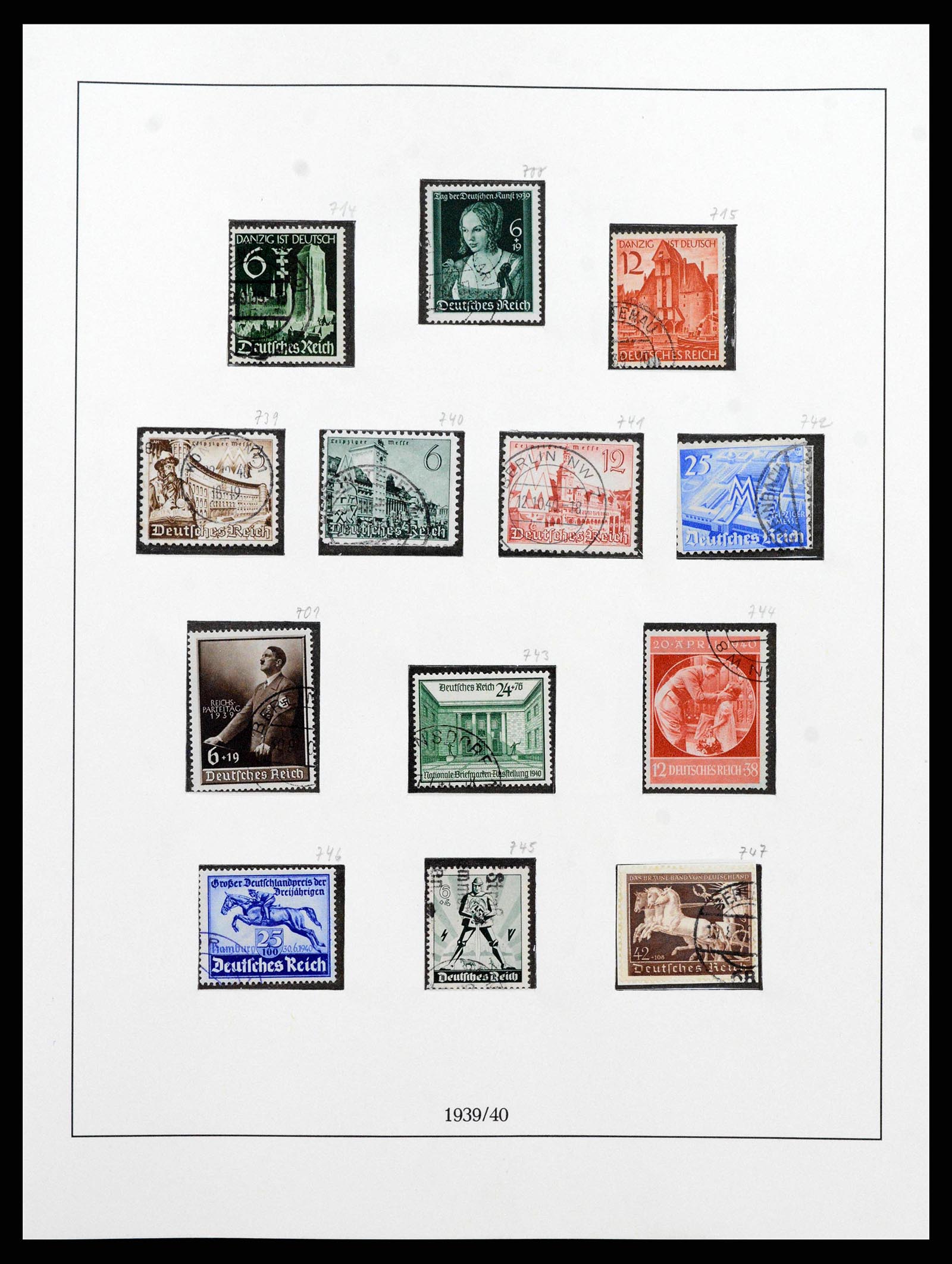 38836 0030 - Stamp collection 38836 German Reich 1933-1945.