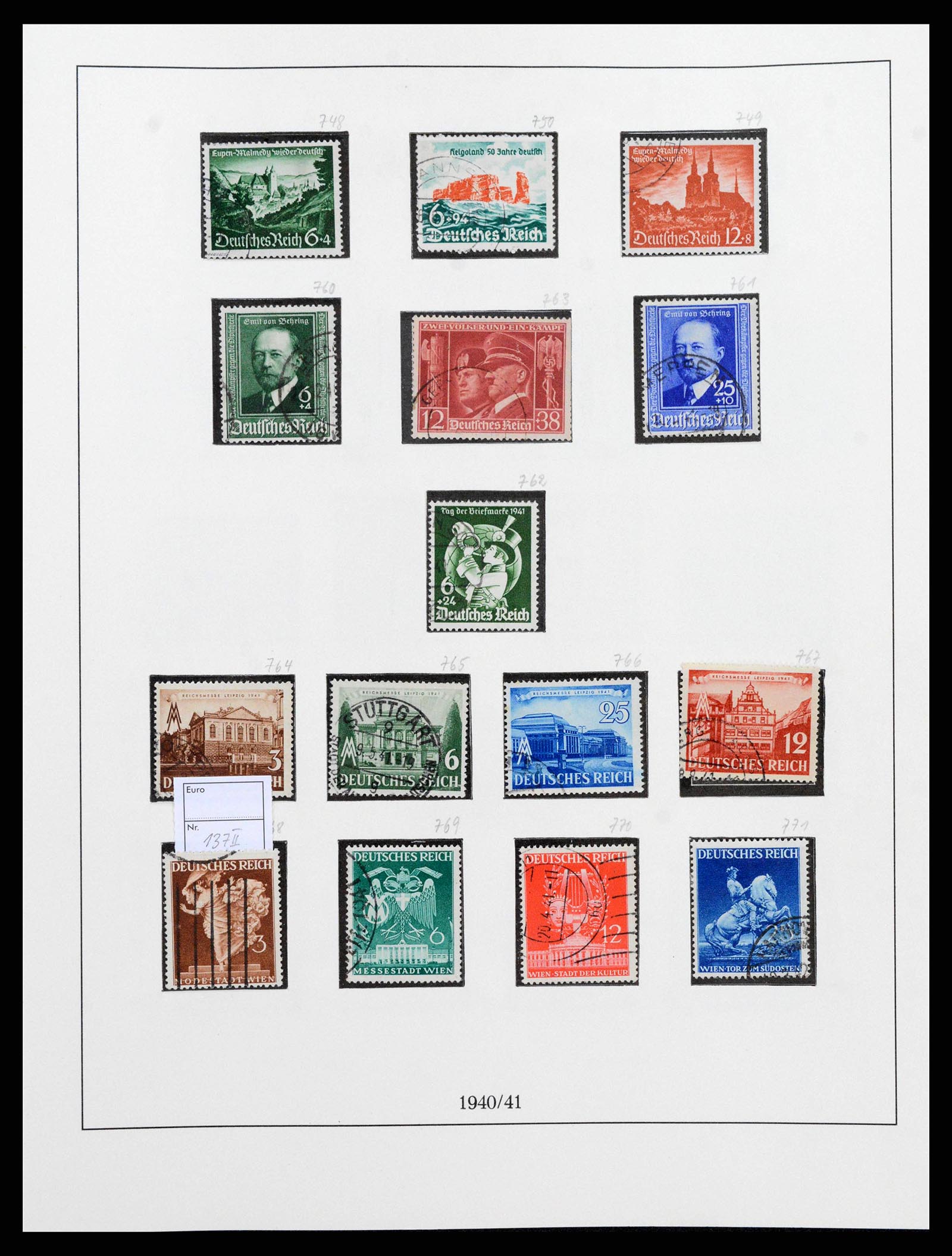 38836 0032 - Stamp collection 38836 German Reich 1933-1945.