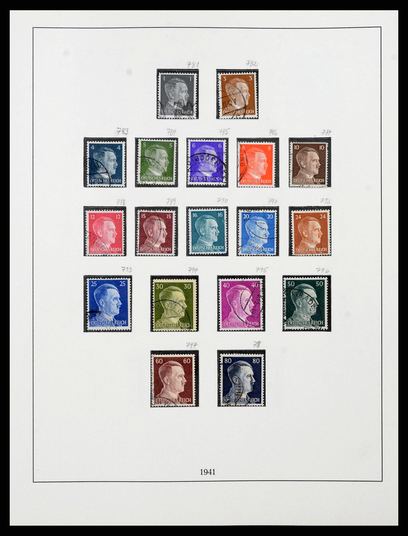 38836 0034 - Stamp collection 38836 German Reich 1933-1945.