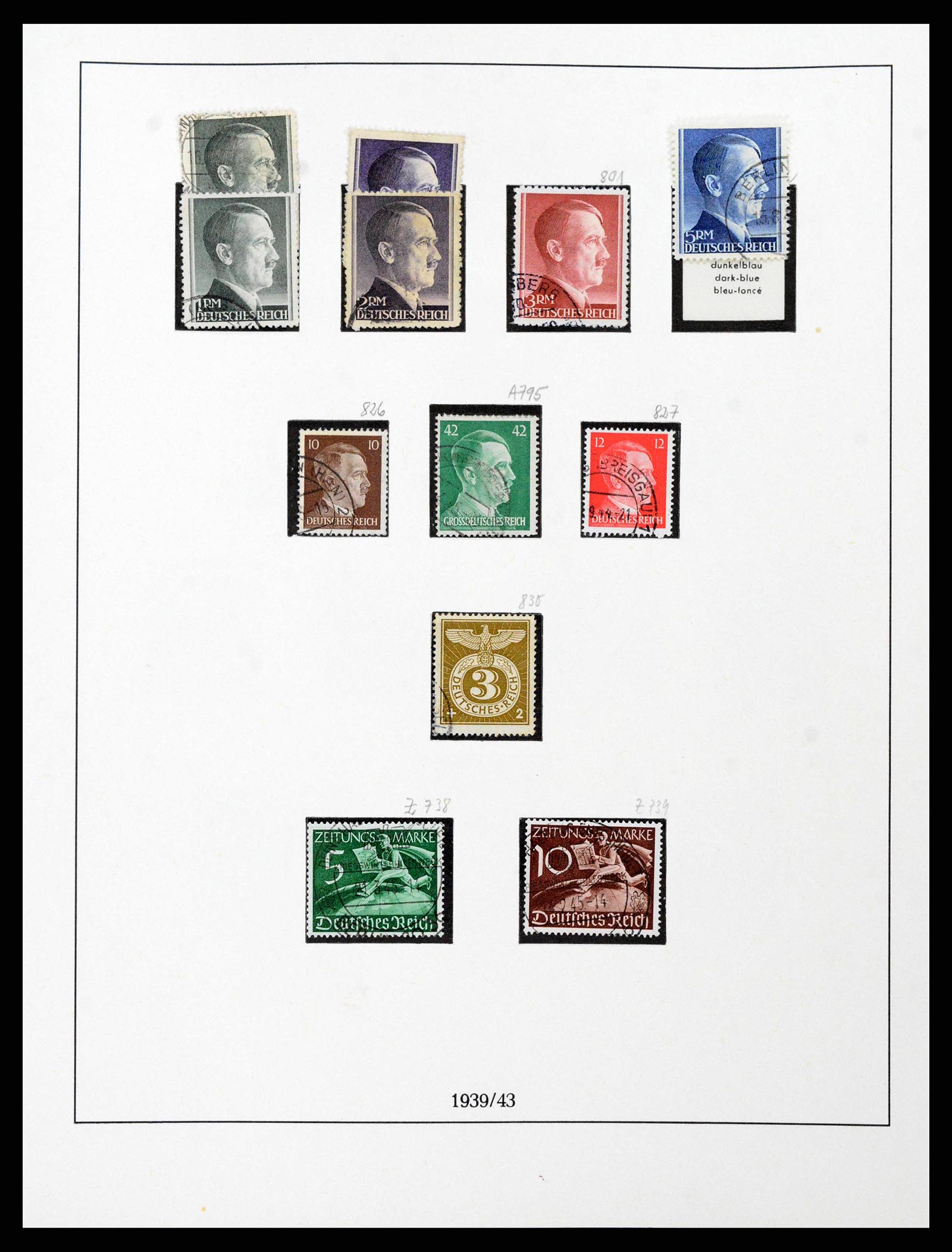38836 0035 - Stamp collection 38836 German Reich 1933-1945.