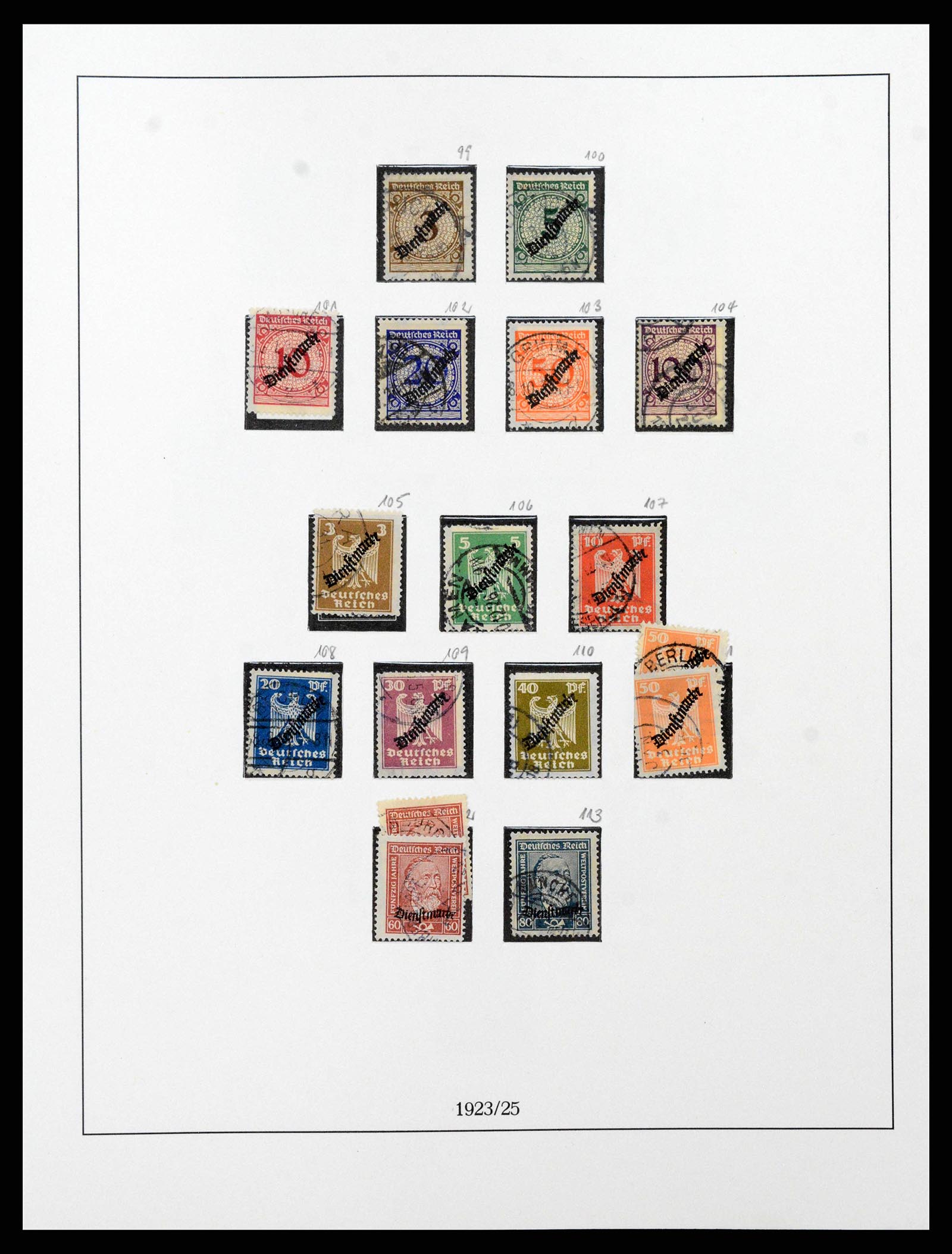 38836 0042 - Stamp collection 38836 German Reich 1933-1945.