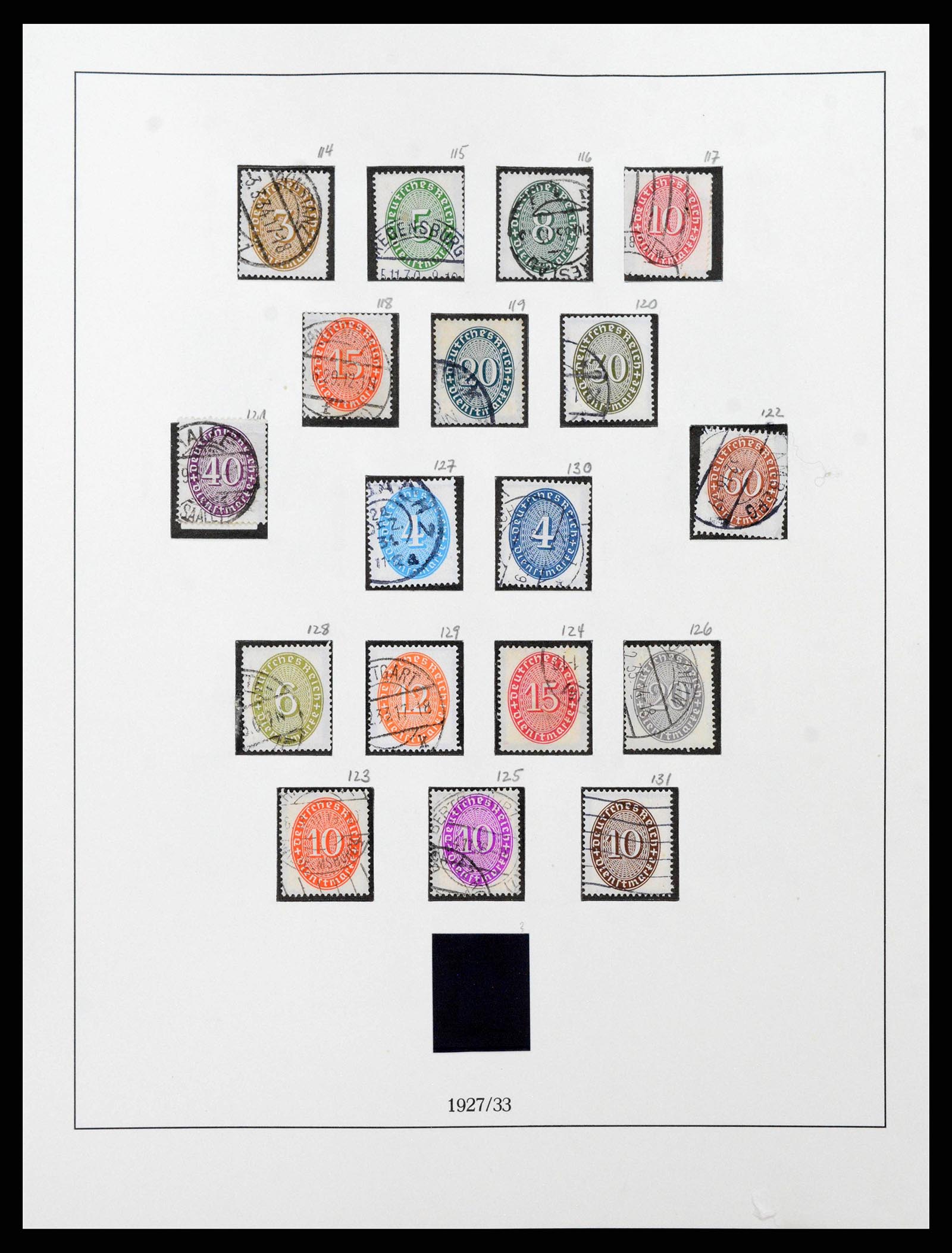 38836 0043 - Stamp collection 38836 German Reich 1933-1945.