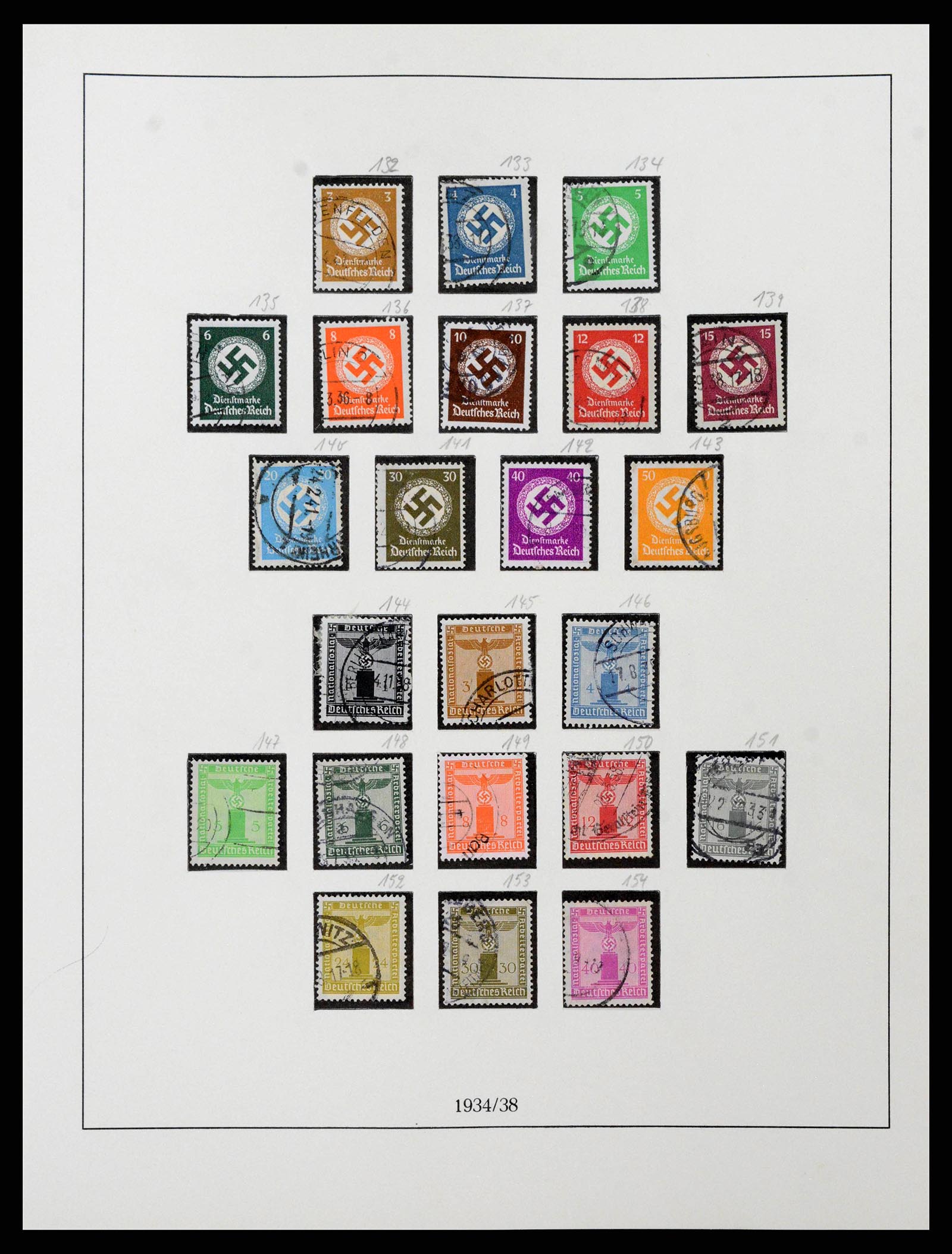 38836 0044 - Stamp collection 38836 German Reich 1933-1945.