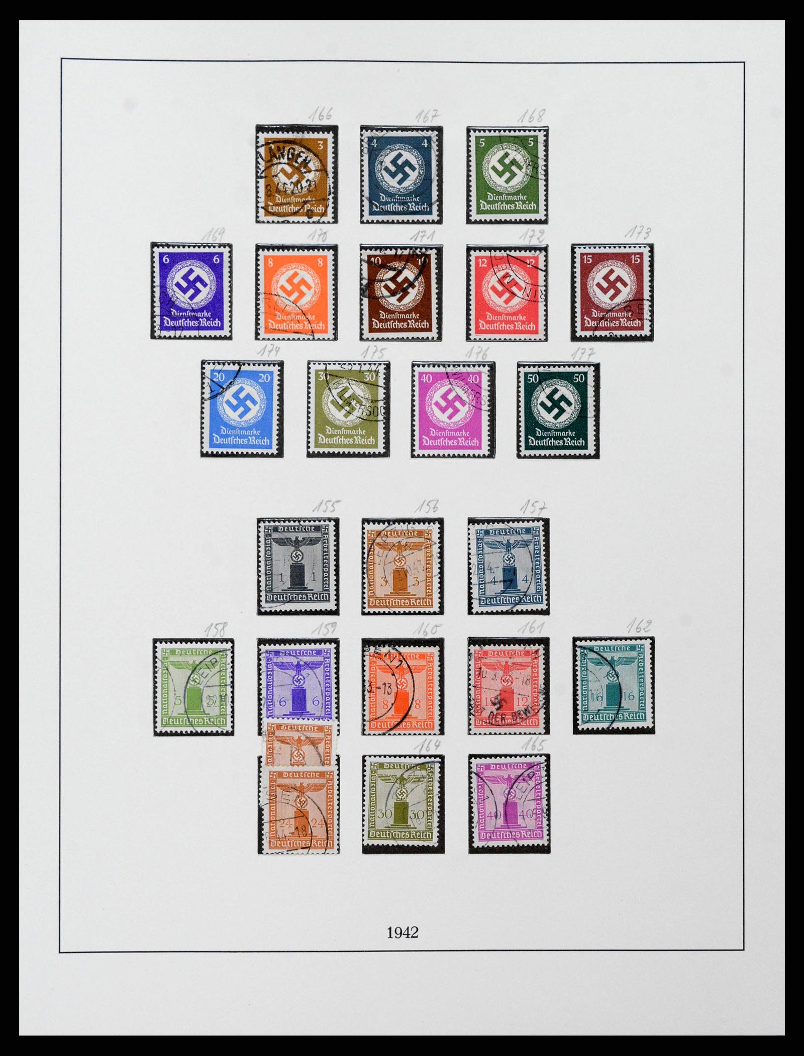 38836 0045 - Stamp collection 38836 German Reich 1933-1945.