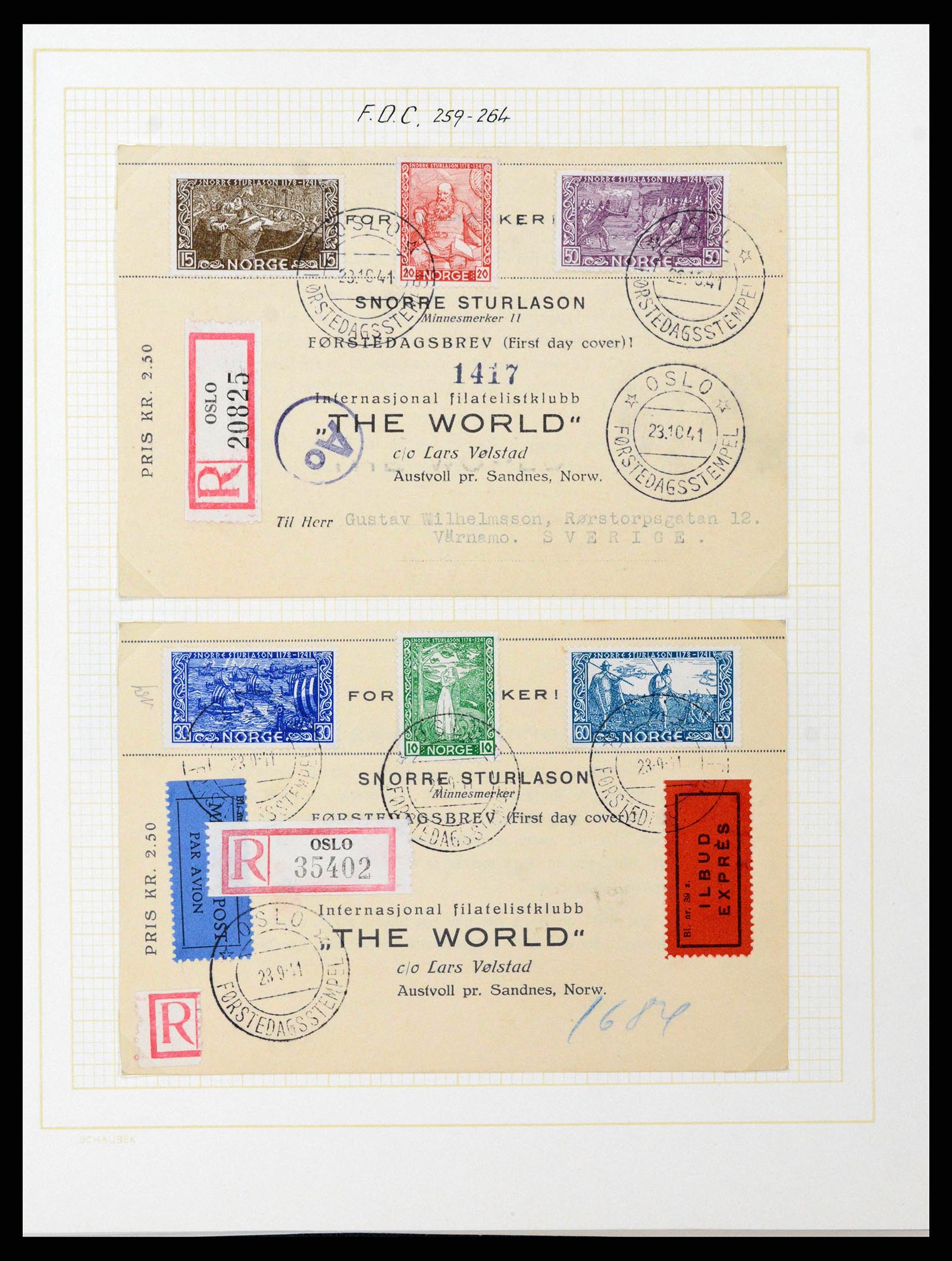 38838 0025 - Stamp collection 38838 Norway 1855-1970.
