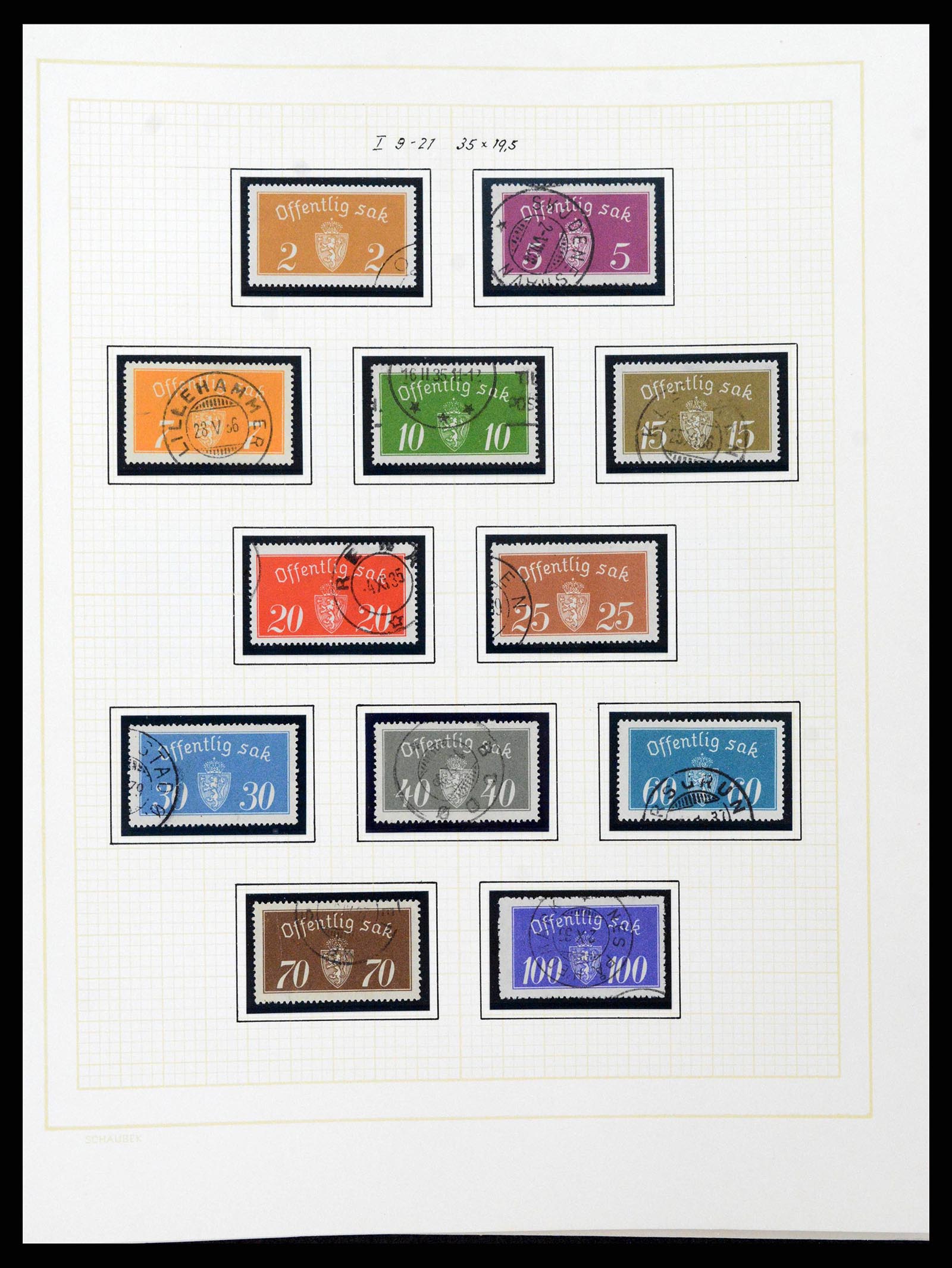 38838 0057 - Stamp collection 38838 Norway 1855-1970.