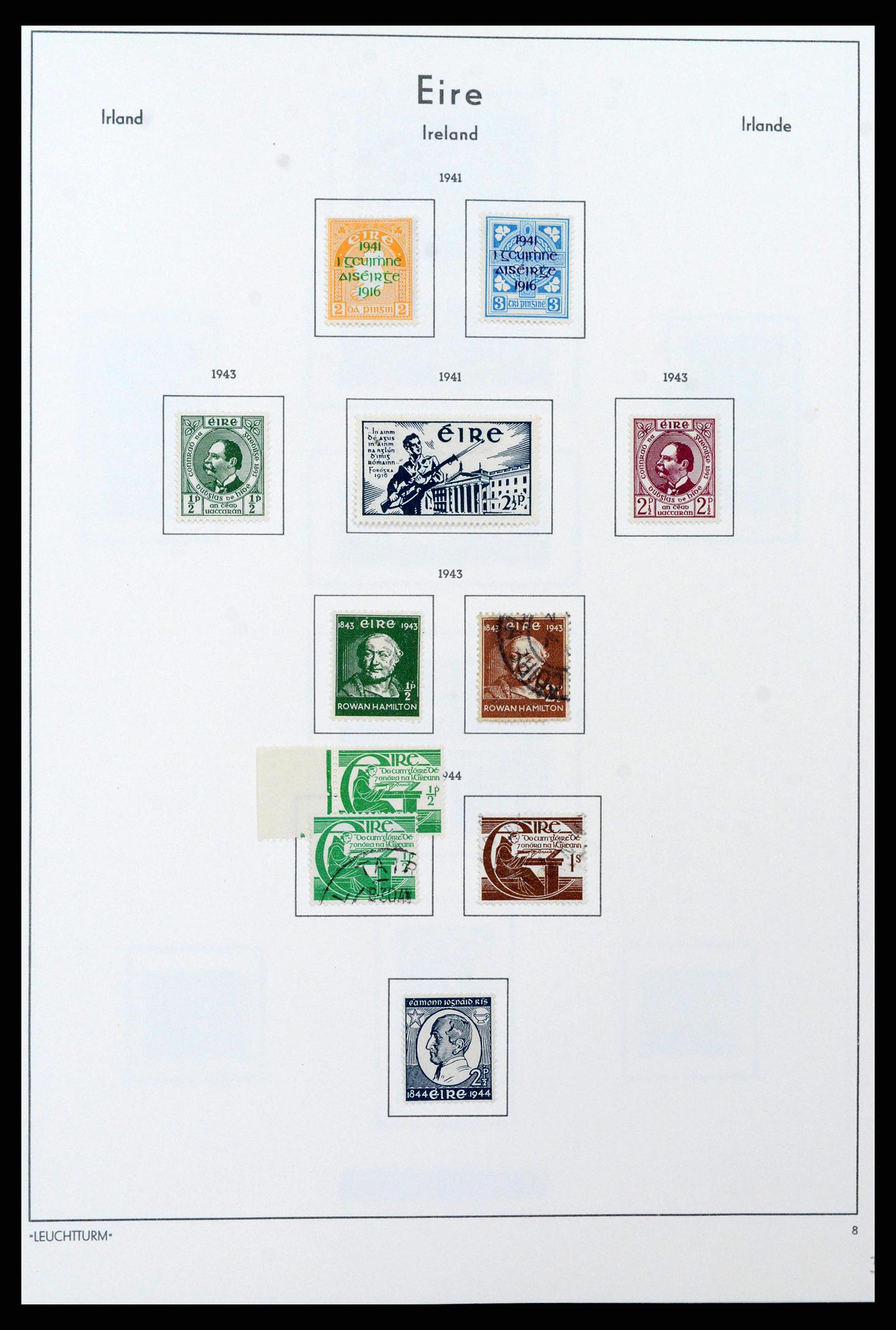 38839 0018 - Postzegelverzameling 38839 Ierland 1922-1978.
