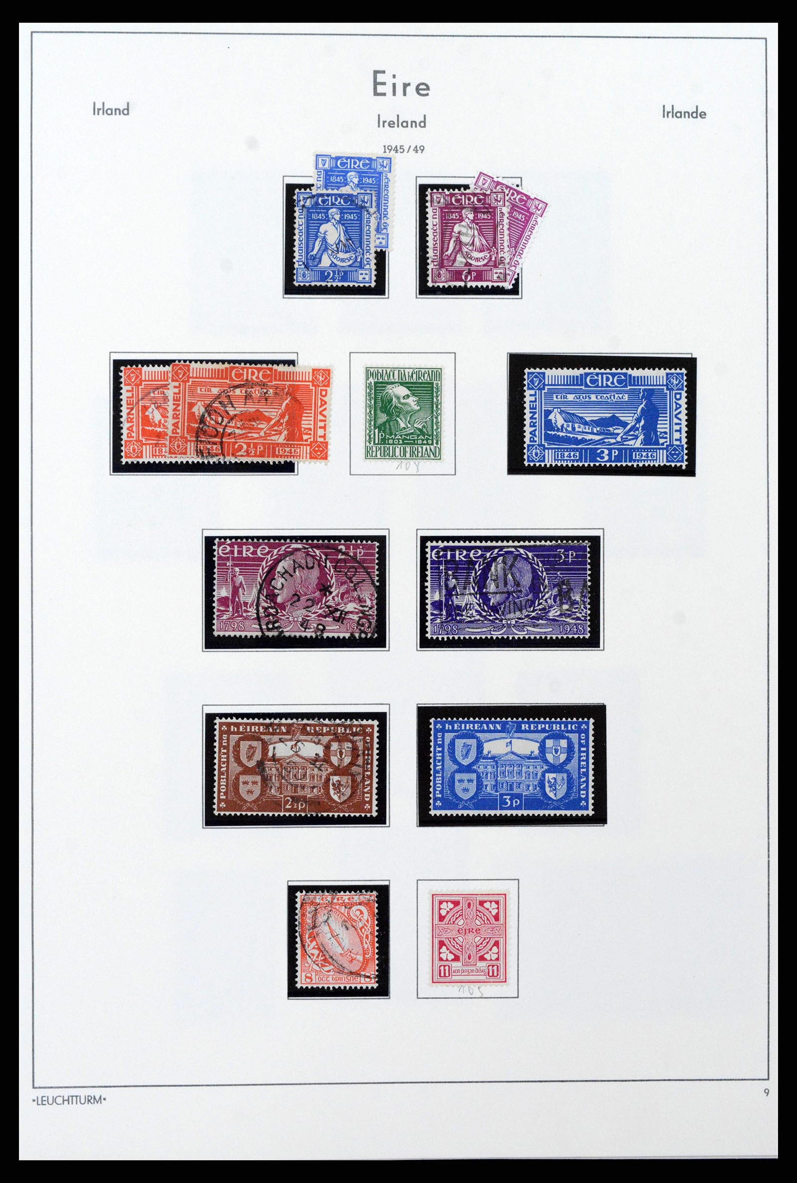 38839 0020 - Postzegelverzameling 38839 Ierland 1922-1978.