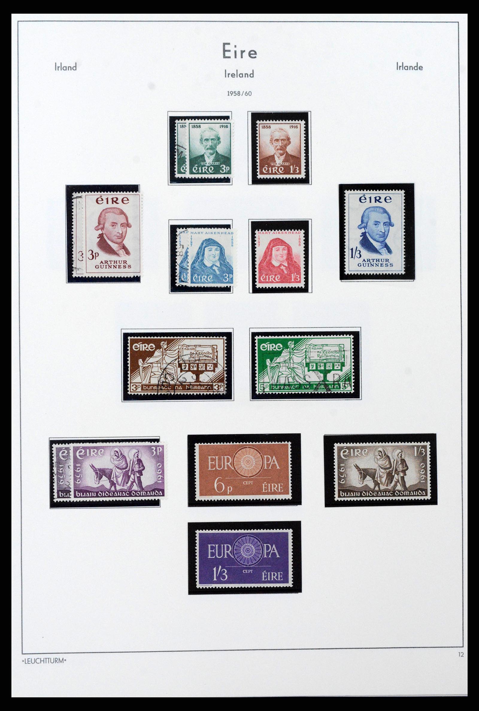 38839 0023 - Postzegelverzameling 38839 Ierland 1922-1978.