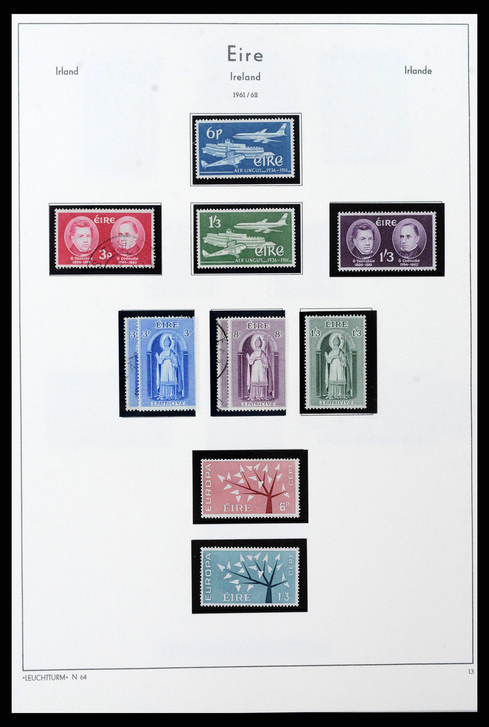 38839 0024 - Postzegelverzameling 38839 Ierland 1922-1978.