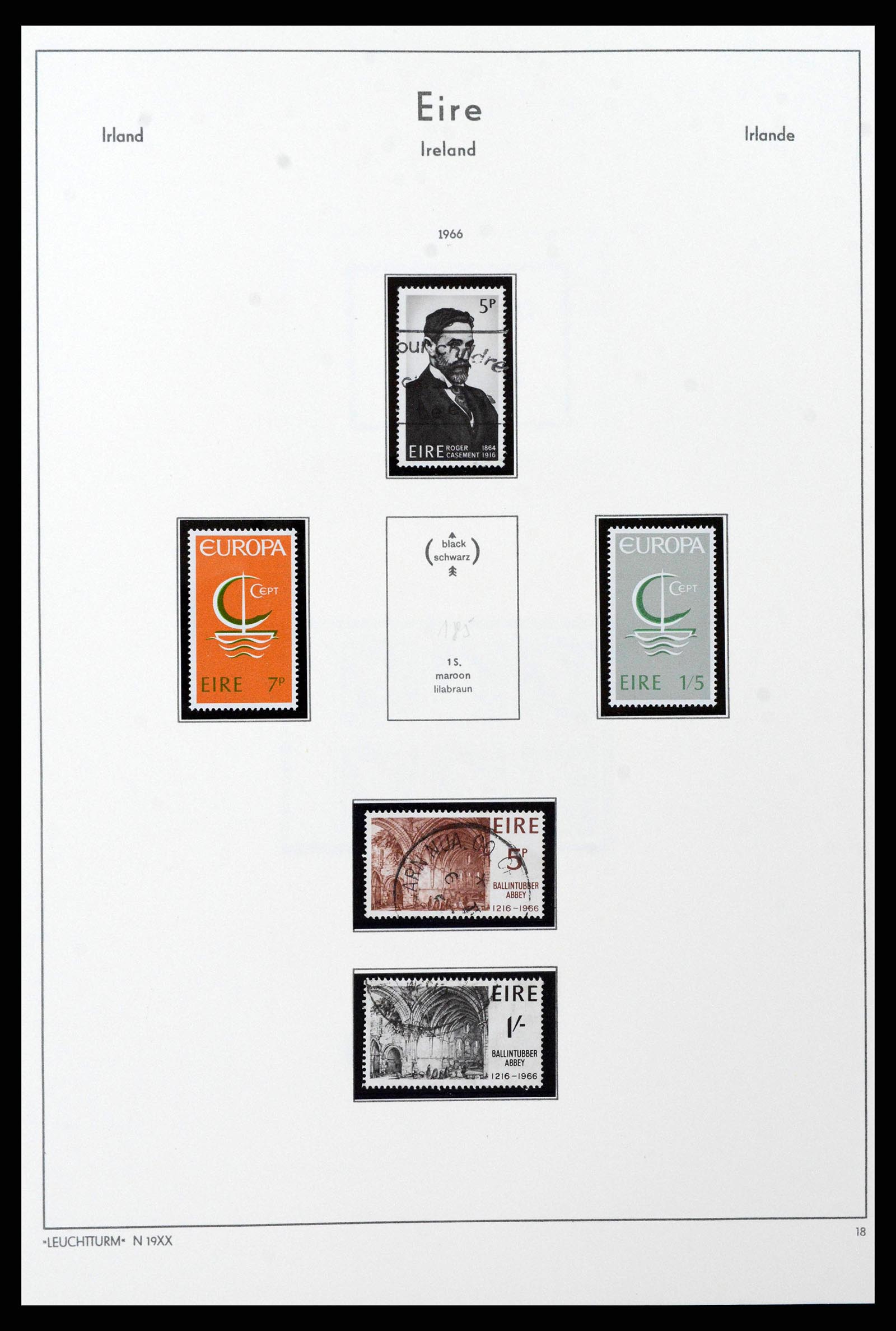 38839 0030 - Postzegelverzameling 38839 Ierland 1922-1978.