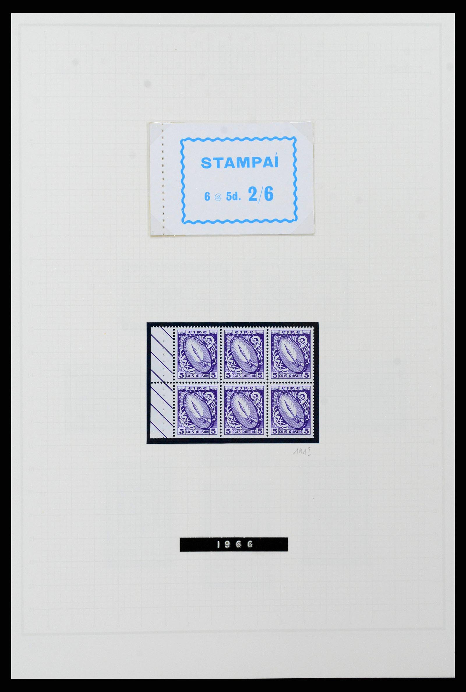 38839 0031 - Postzegelverzameling 38839 Ierland 1922-1978.