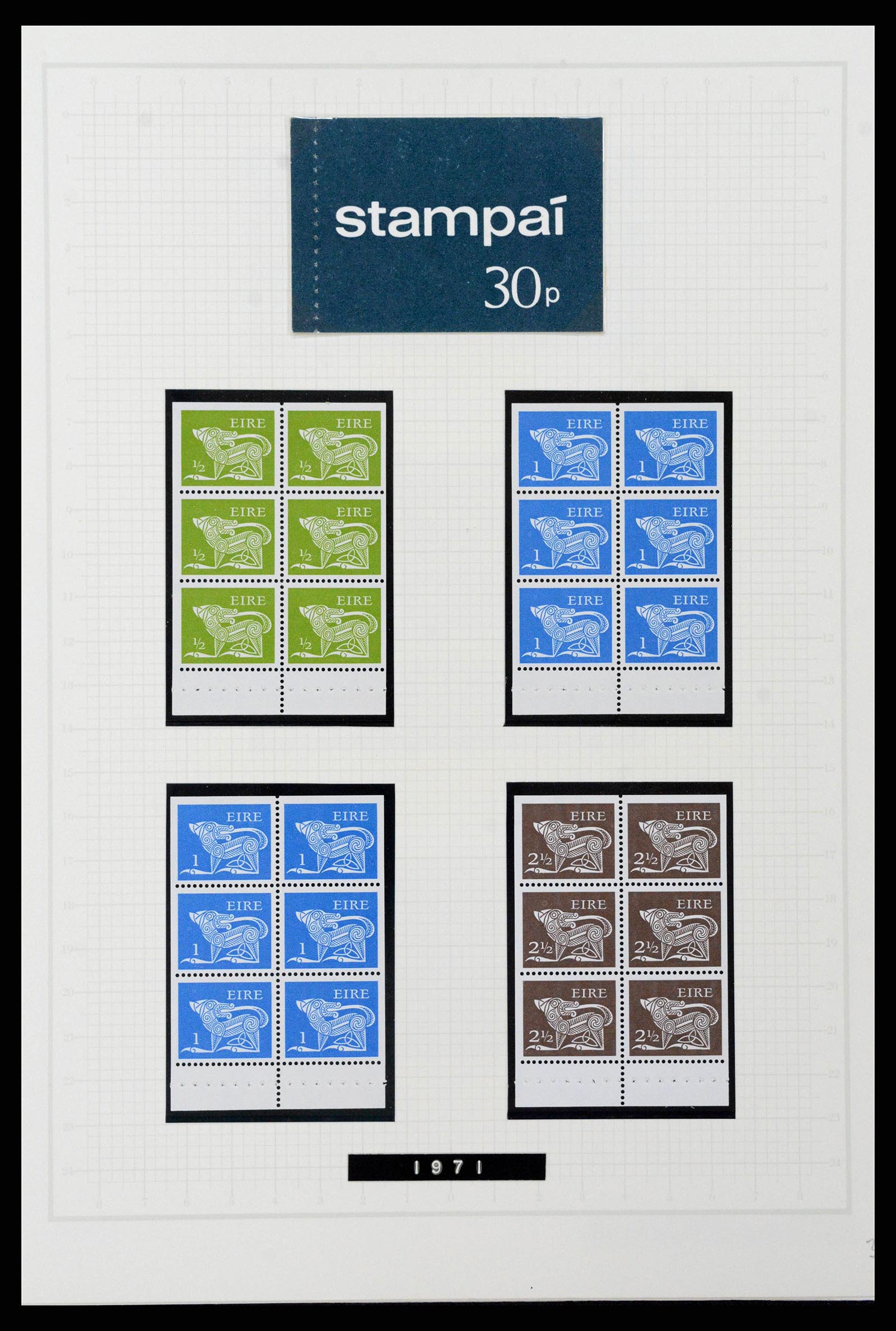 38839 0048 - Postzegelverzameling 38839 Ierland 1922-1978.