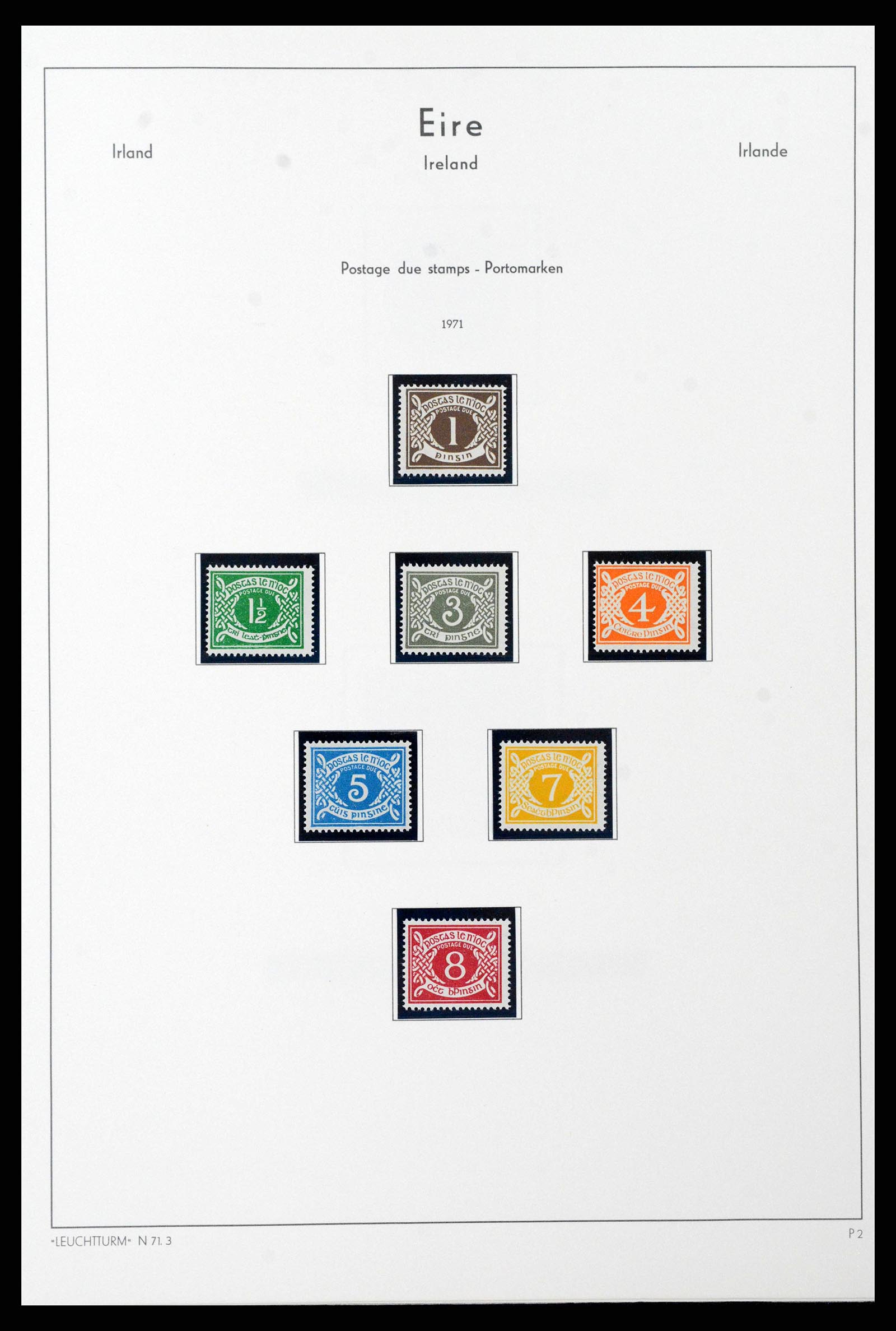 38839 0055 - Postzegelverzameling 38839 Ierland 1922-1978.
