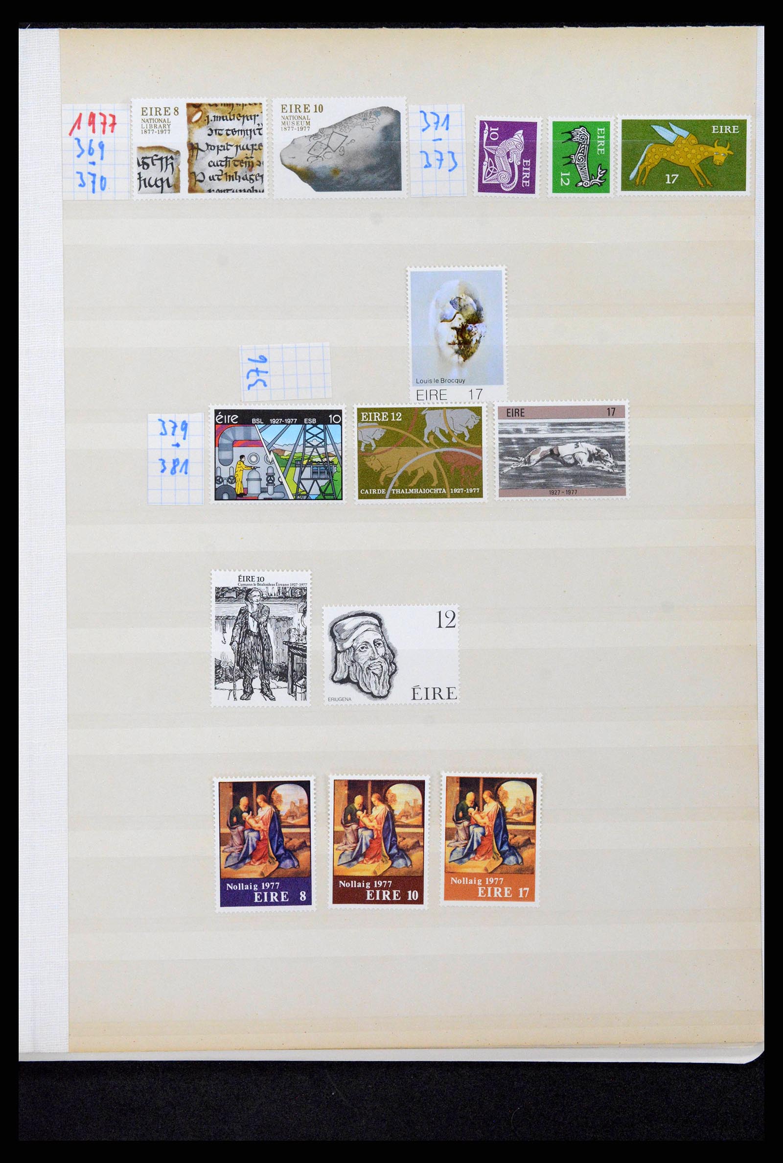 38839 0061 - Postzegelverzameling 38839 Ierland 1922-1978.
