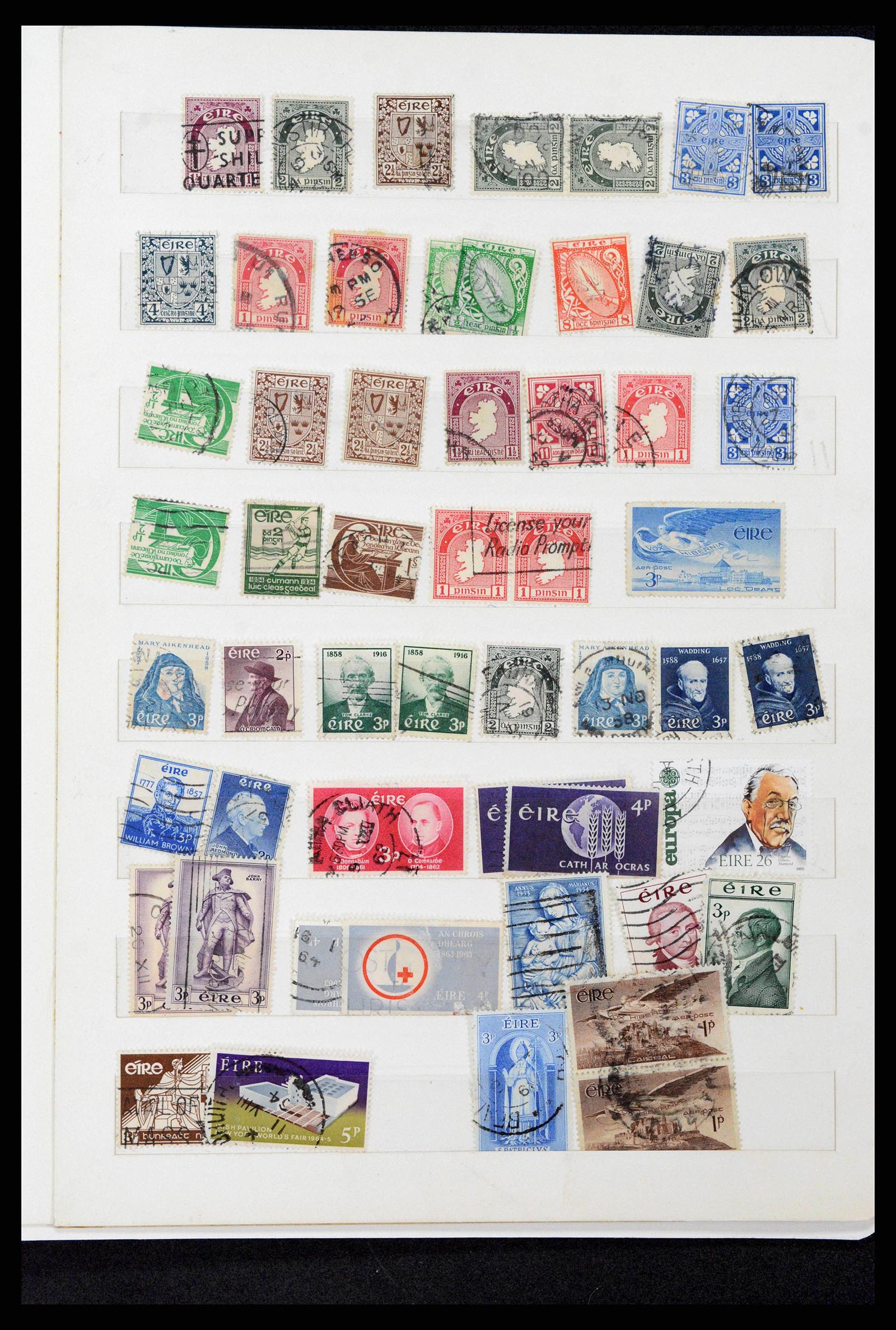 38839 0062 - Postzegelverzameling 38839 Ierland 1922-1978.
