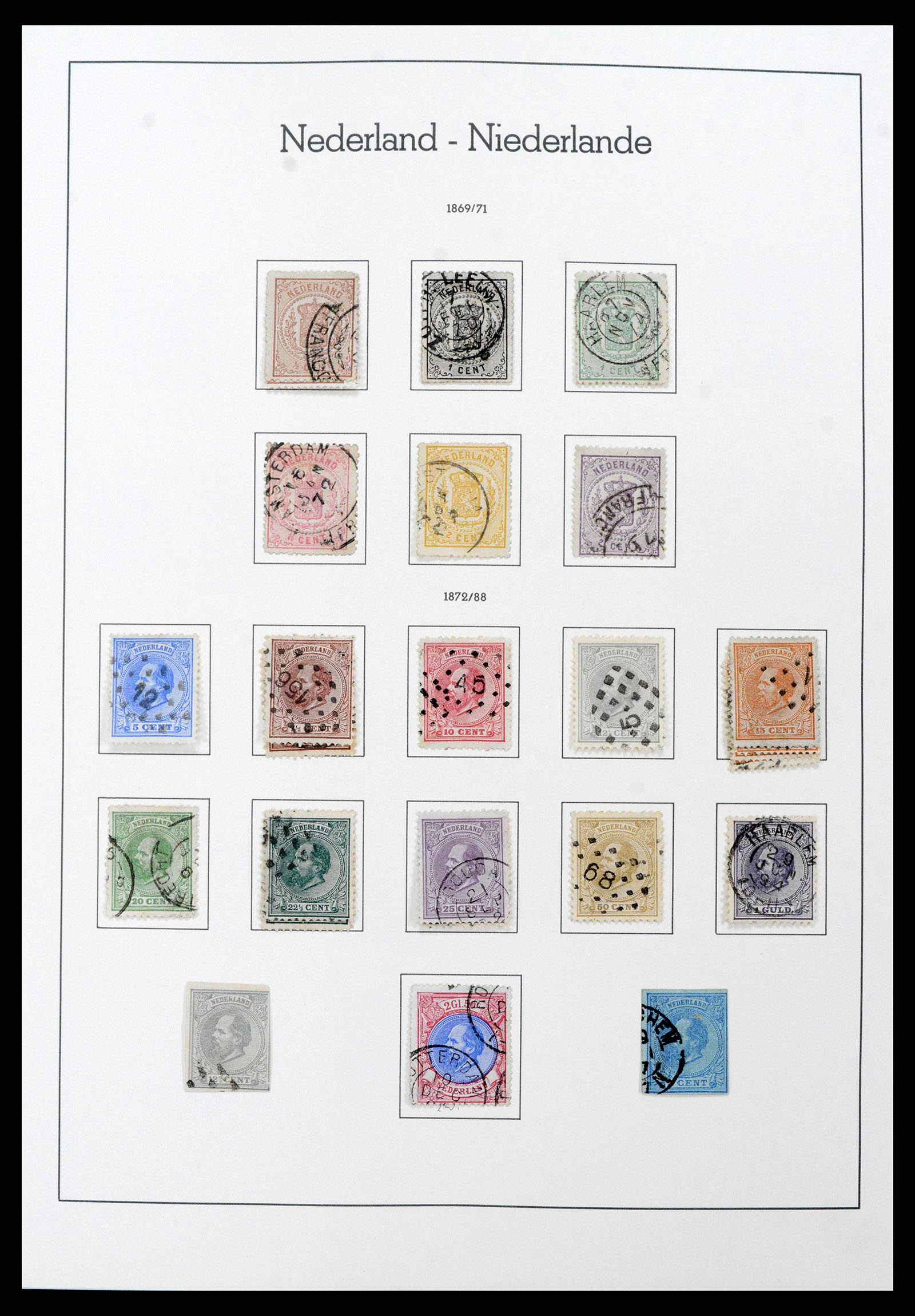 38841 0002 - Postzegelverzameling 38841 Nederland 1852-1986.