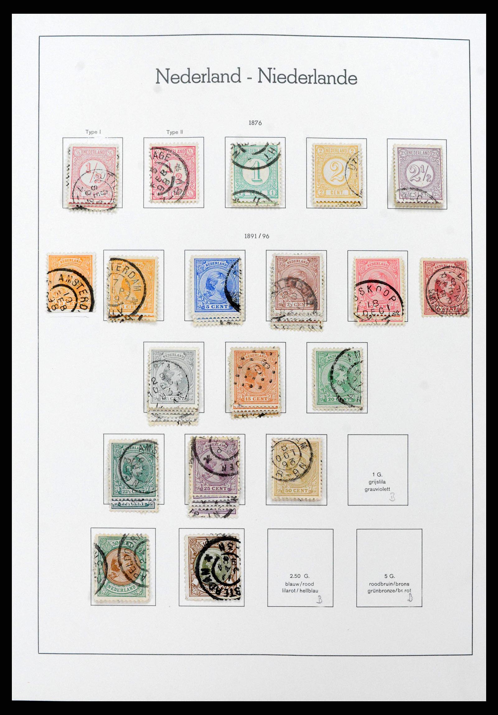 38841 0003 - Postzegelverzameling 38841 Nederland 1852-1986.
