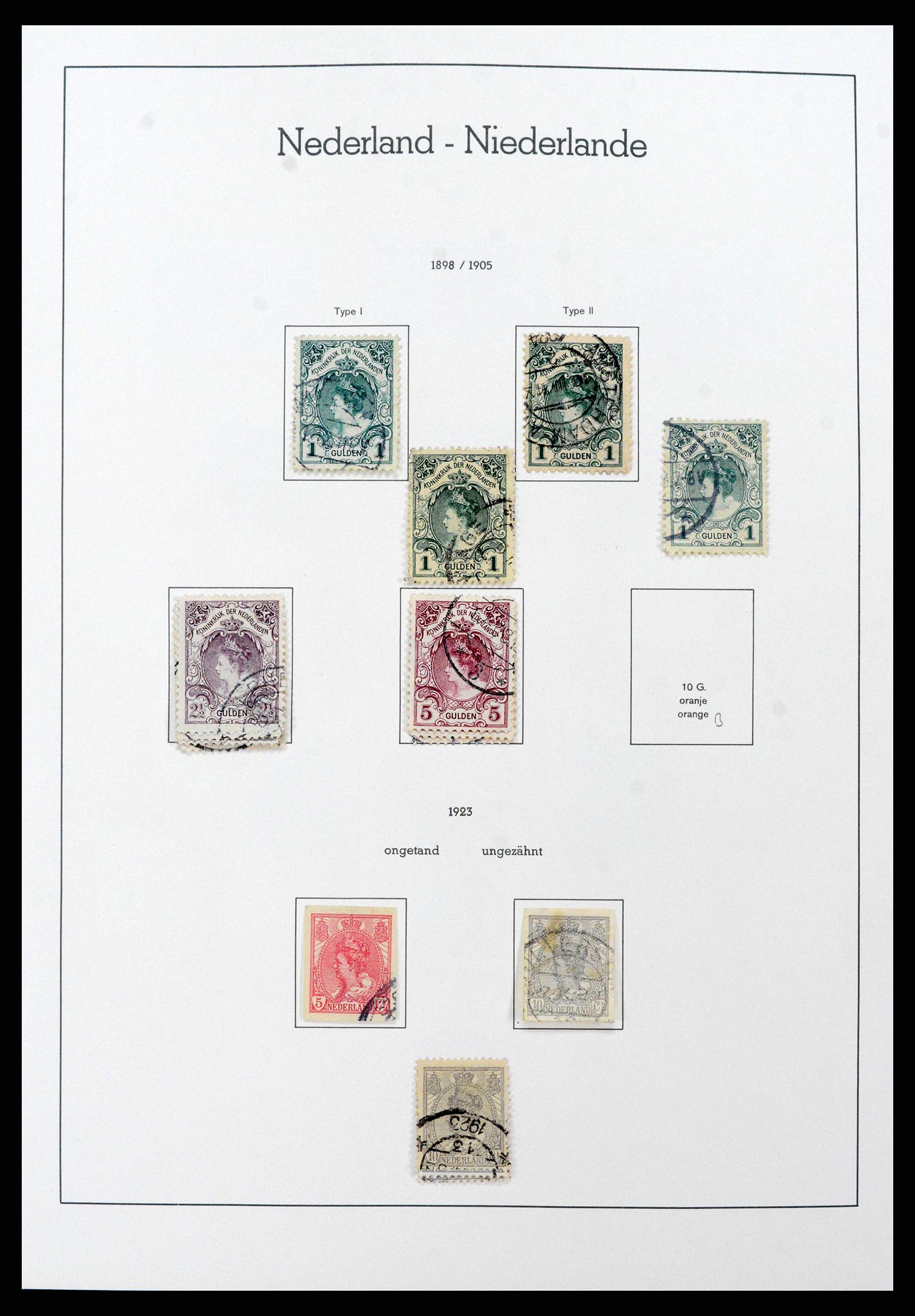 38841 0005 - Postzegelverzameling 38841 Nederland 1852-1986.