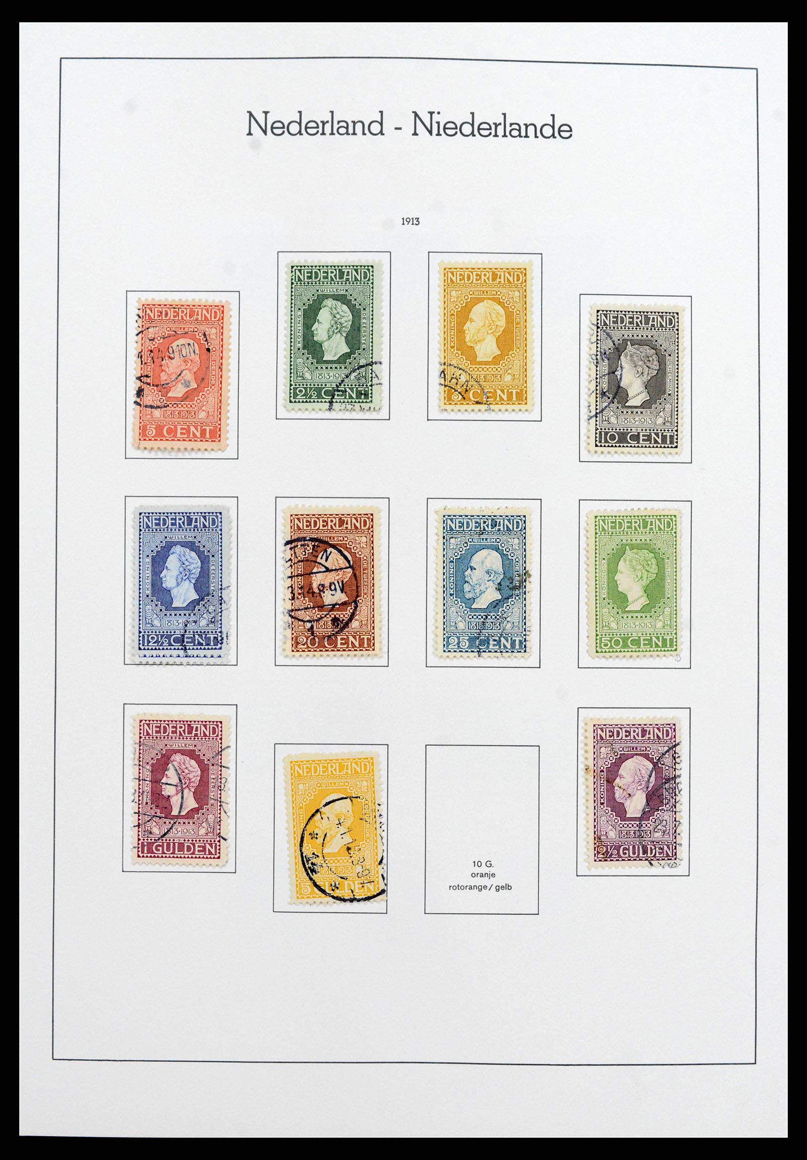 38841 0007 - Postzegelverzameling 38841 Nederland 1852-1986.