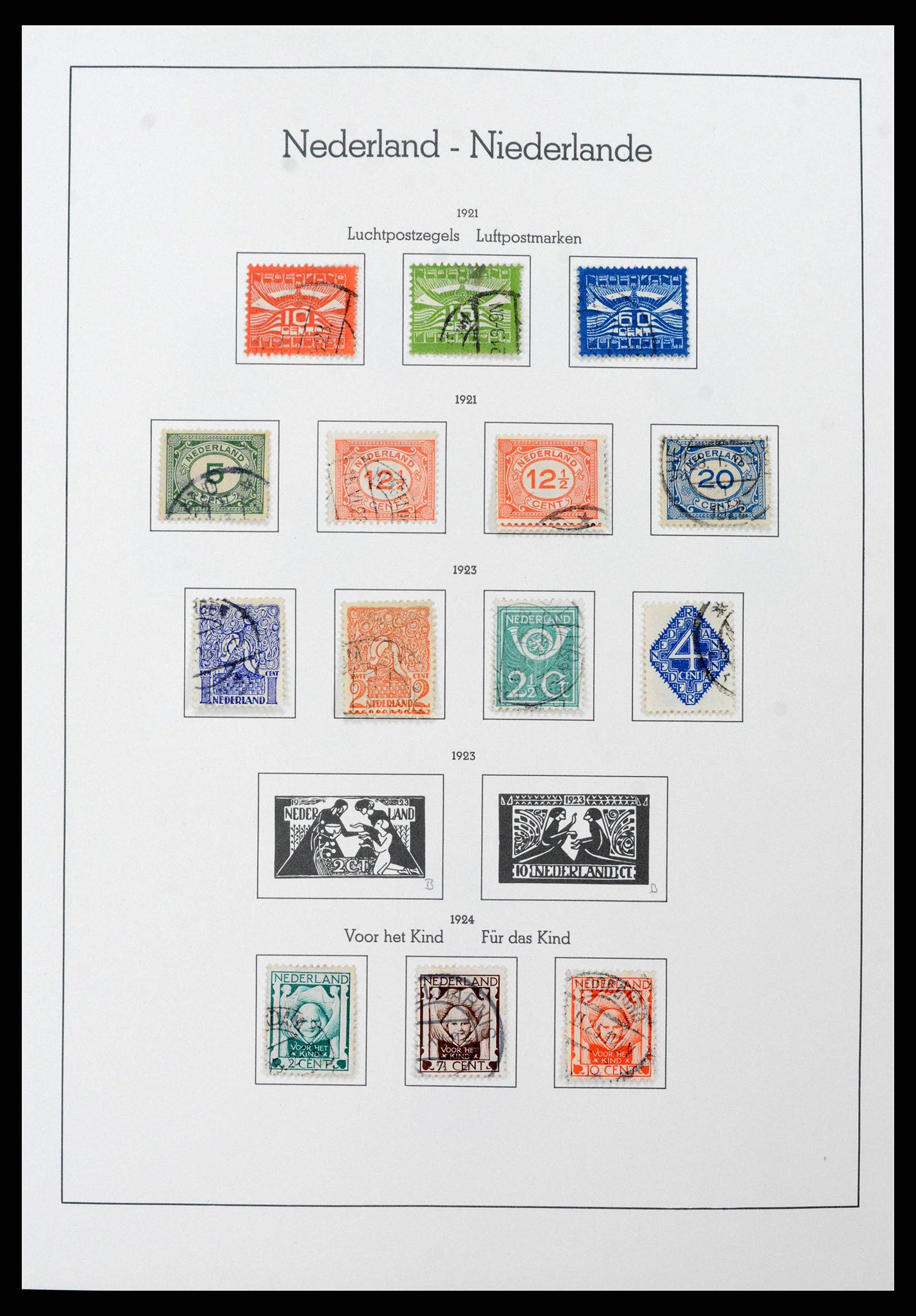 38841 0008 - Postzegelverzameling 38841 Nederland 1852-1986.
