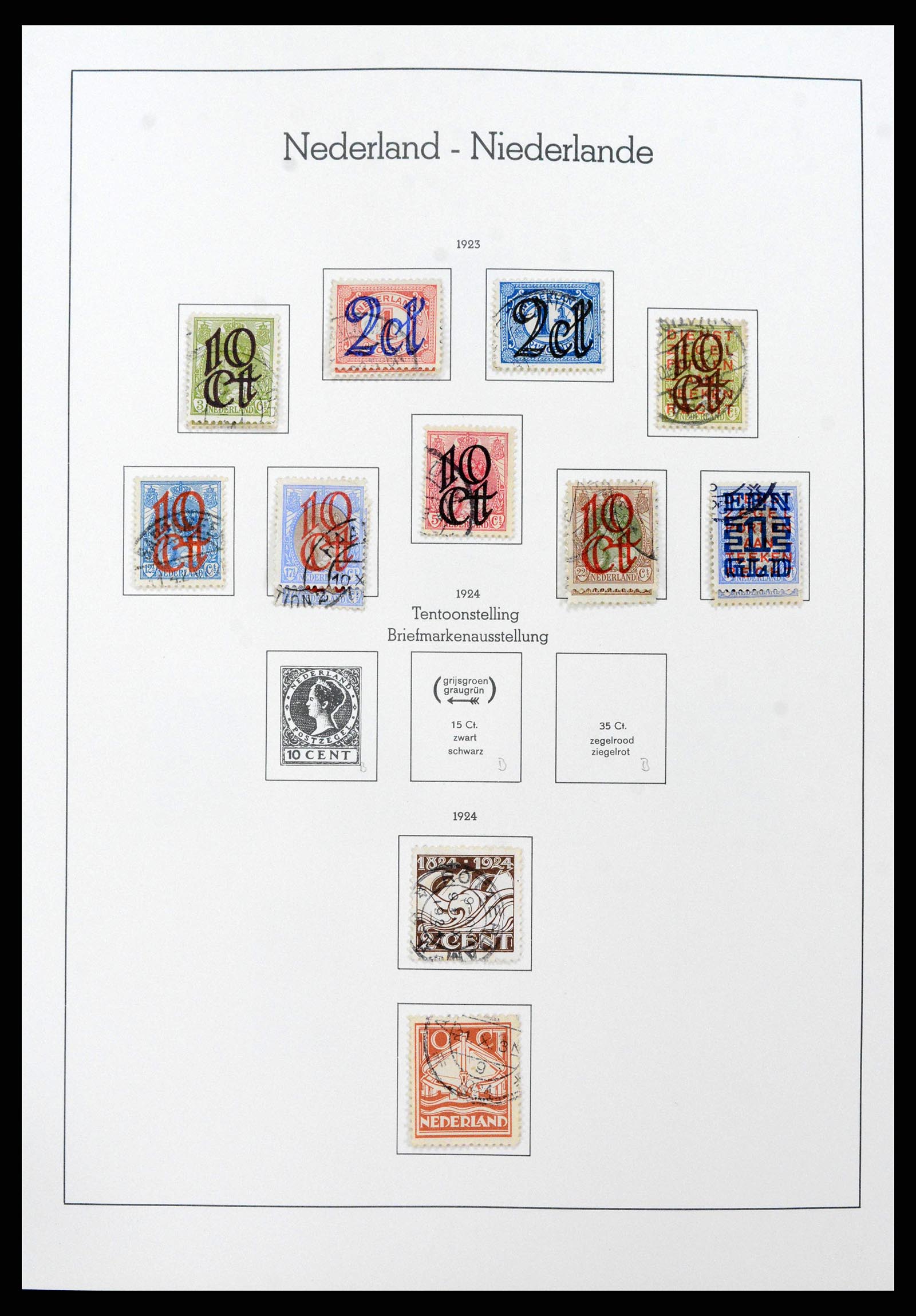 38841 0009 - Postzegelverzameling 38841 Nederland 1852-1986.