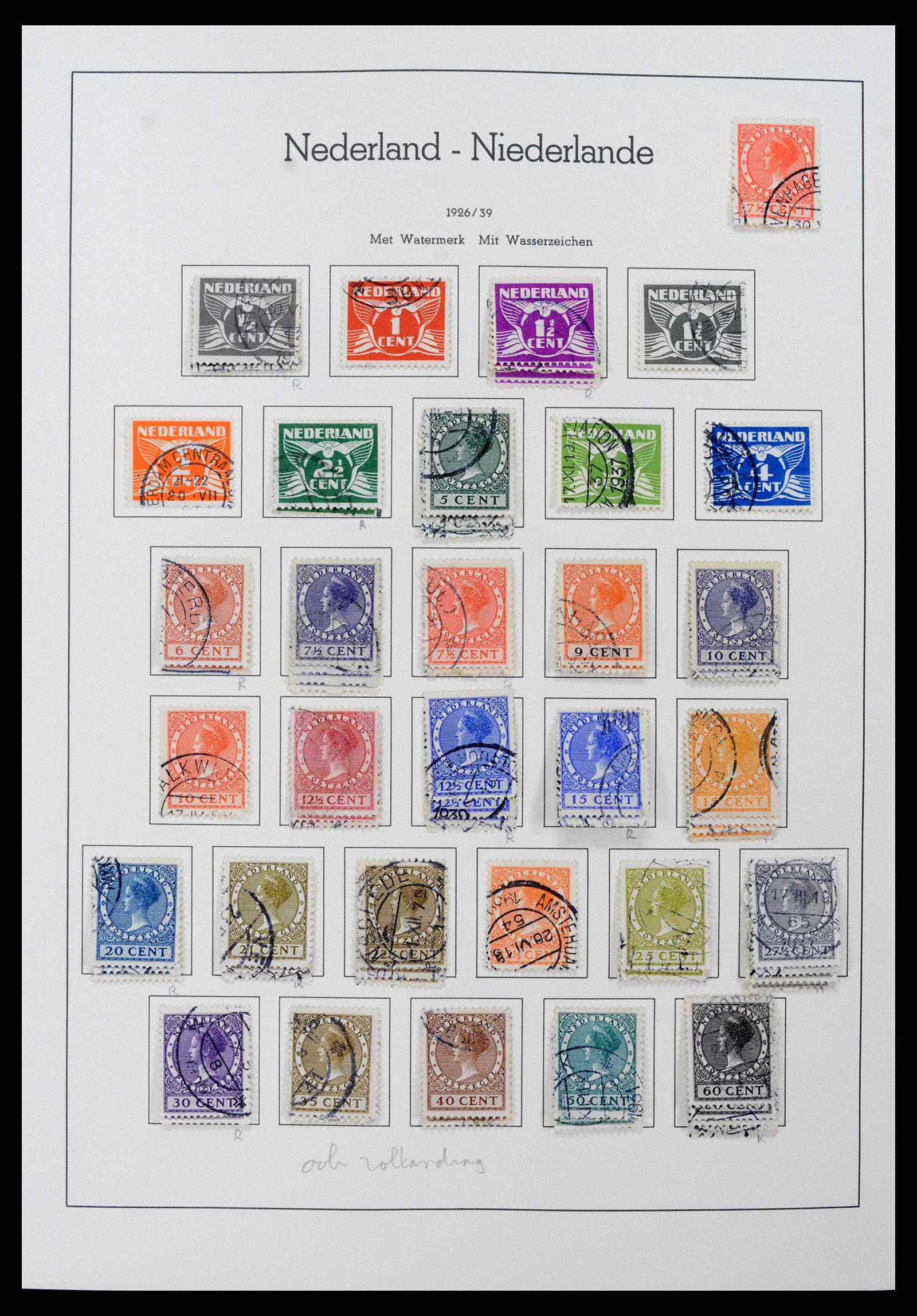 38841 0012 - Postzegelverzameling 38841 Nederland 1852-1986.
