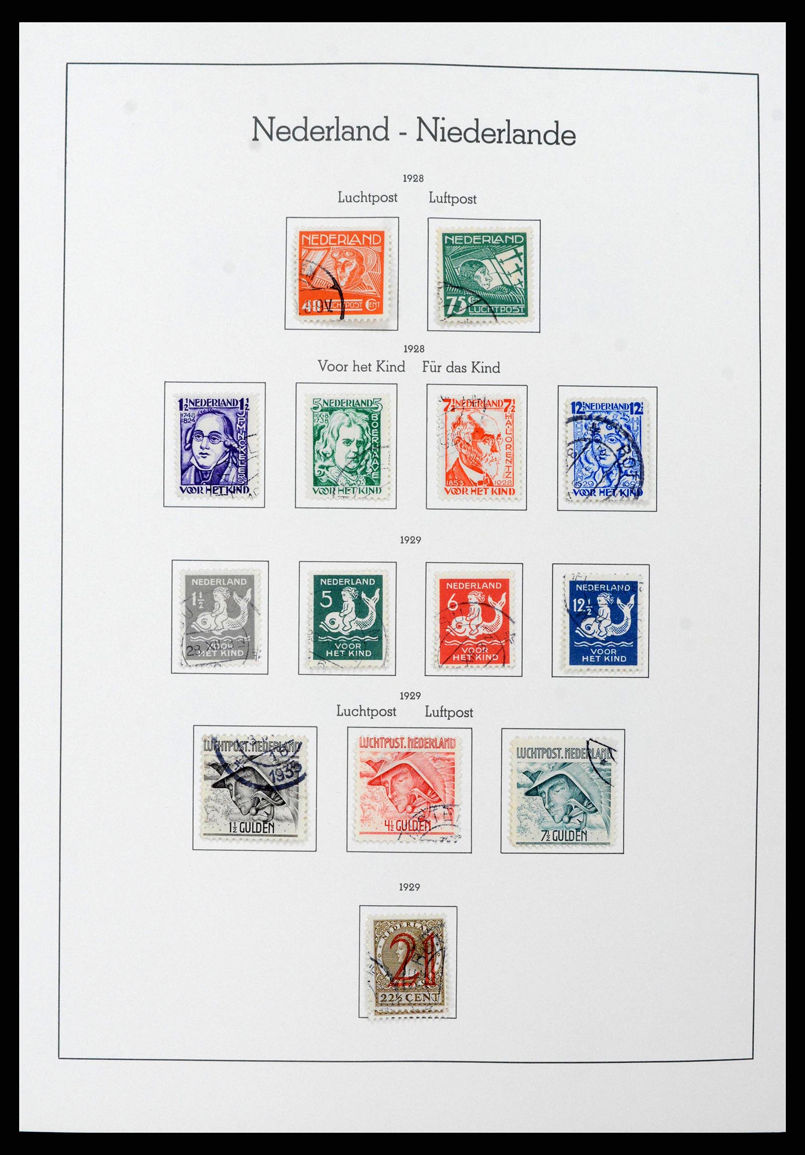38841 0015 - Postzegelverzameling 38841 Nederland 1852-1986.