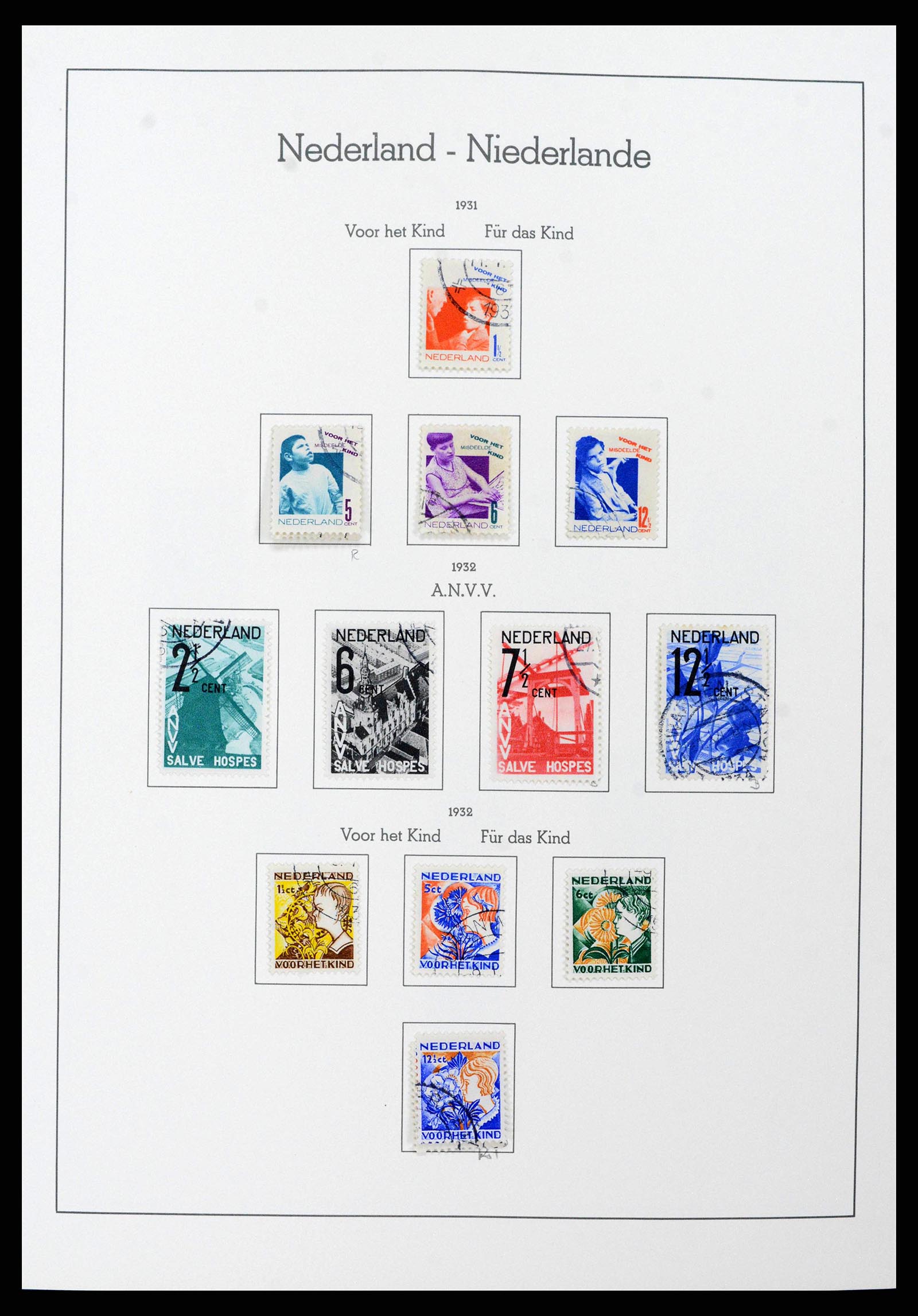 38841 0017 - Postzegelverzameling 38841 Nederland 1852-1986.