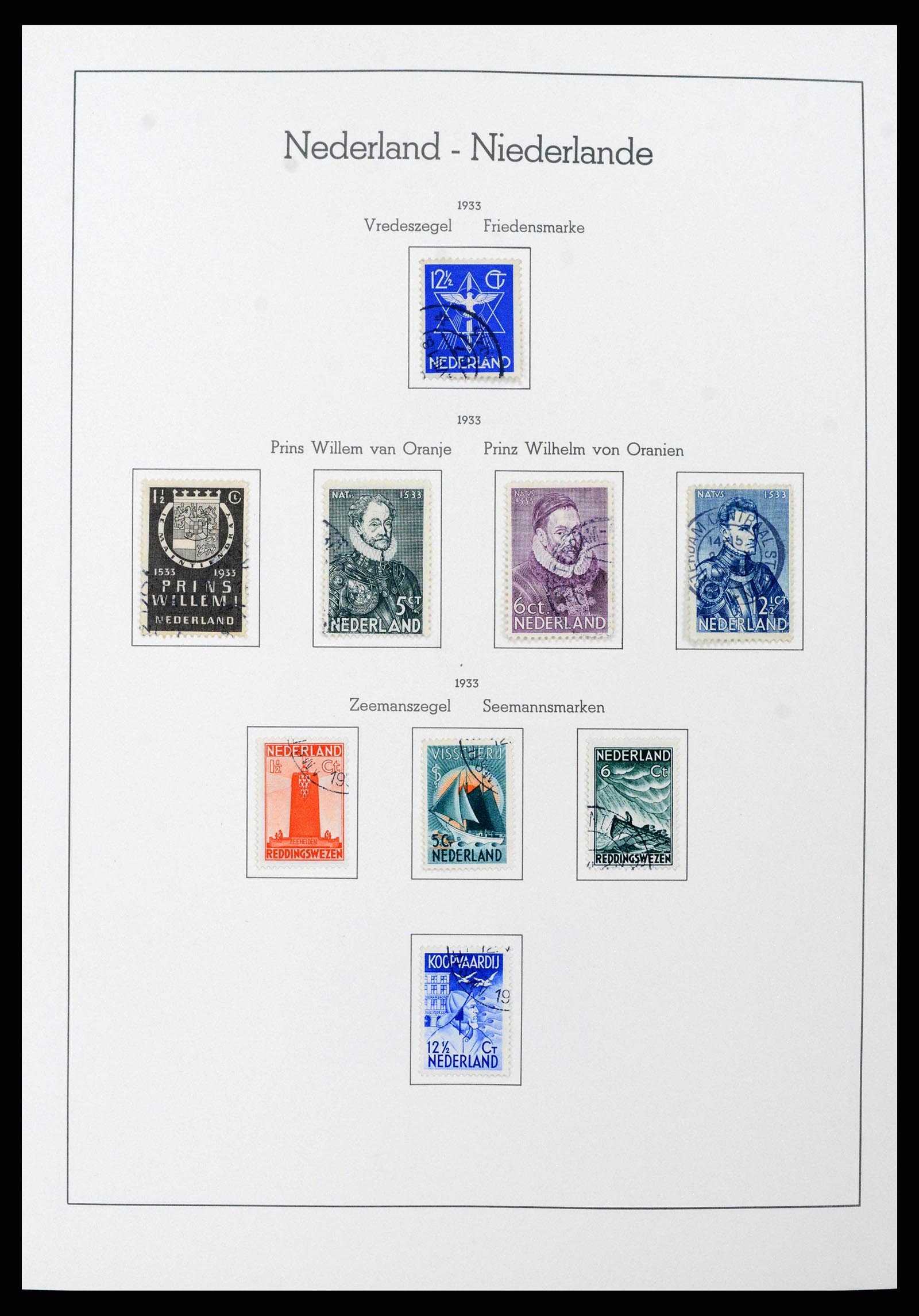 38841 0018 - Postzegelverzameling 38841 Nederland 1852-1986.