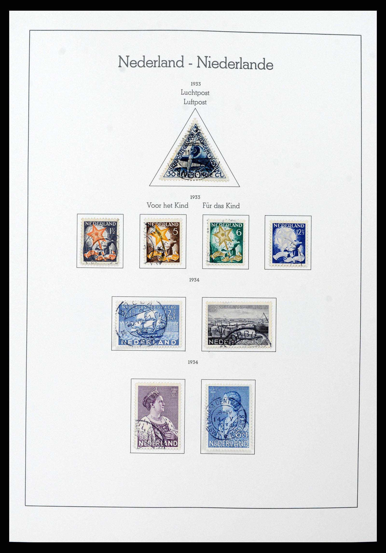 38841 0019 - Postzegelverzameling 38841 Nederland 1852-1986.
