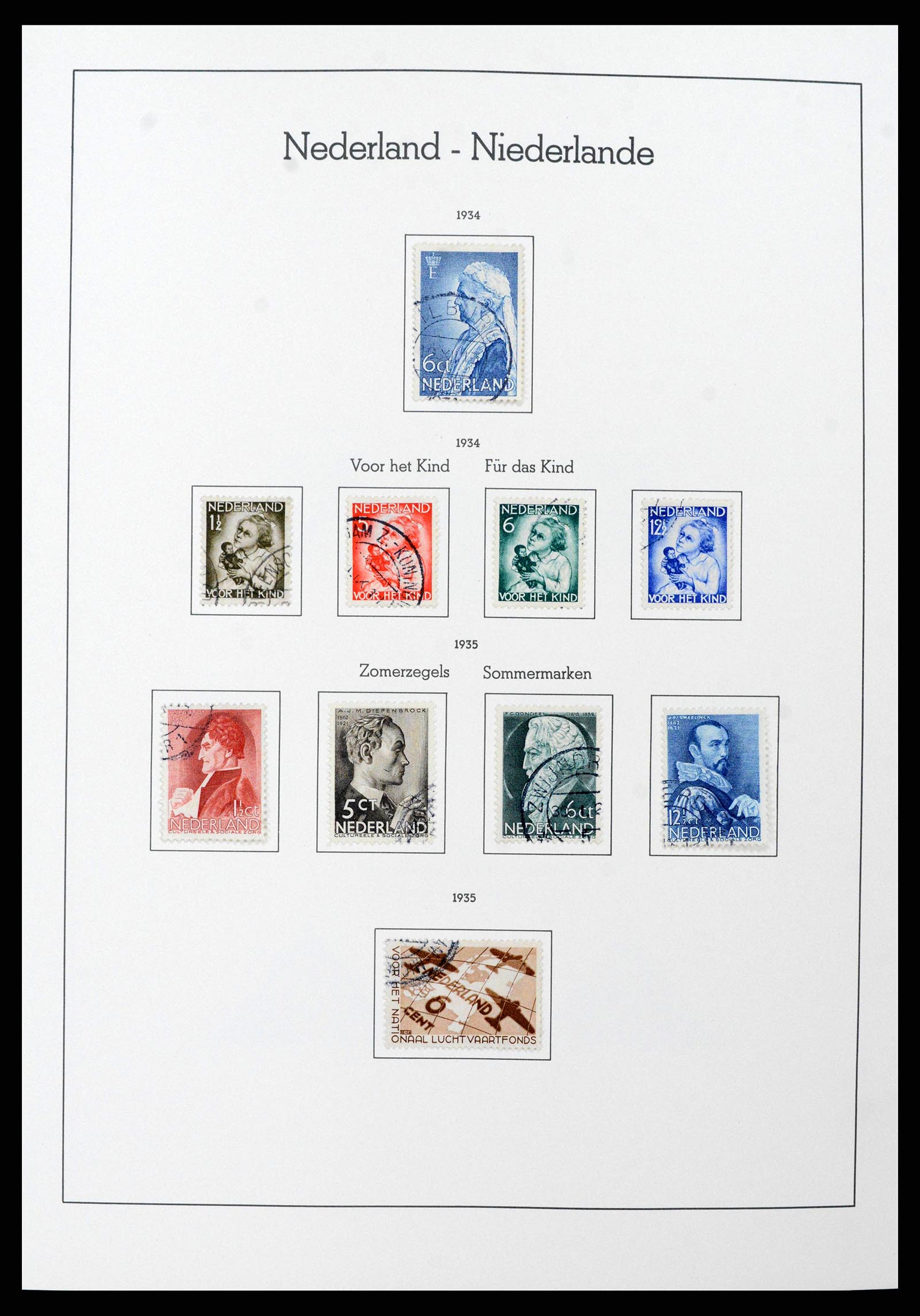 38841 0020 - Postzegelverzameling 38841 Nederland 1852-1986.