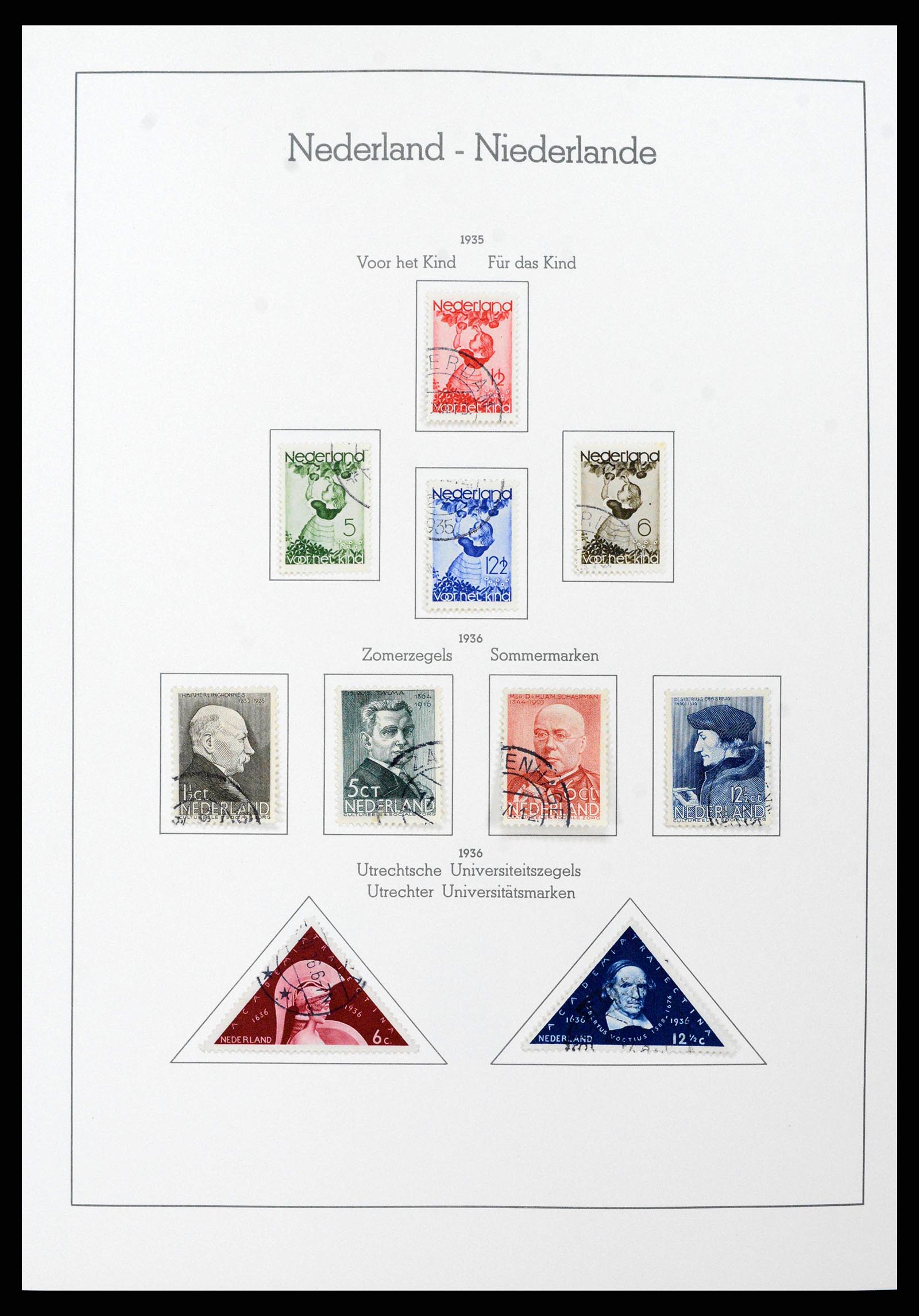 38841 0021 - Postzegelverzameling 38841 Nederland 1852-1986.