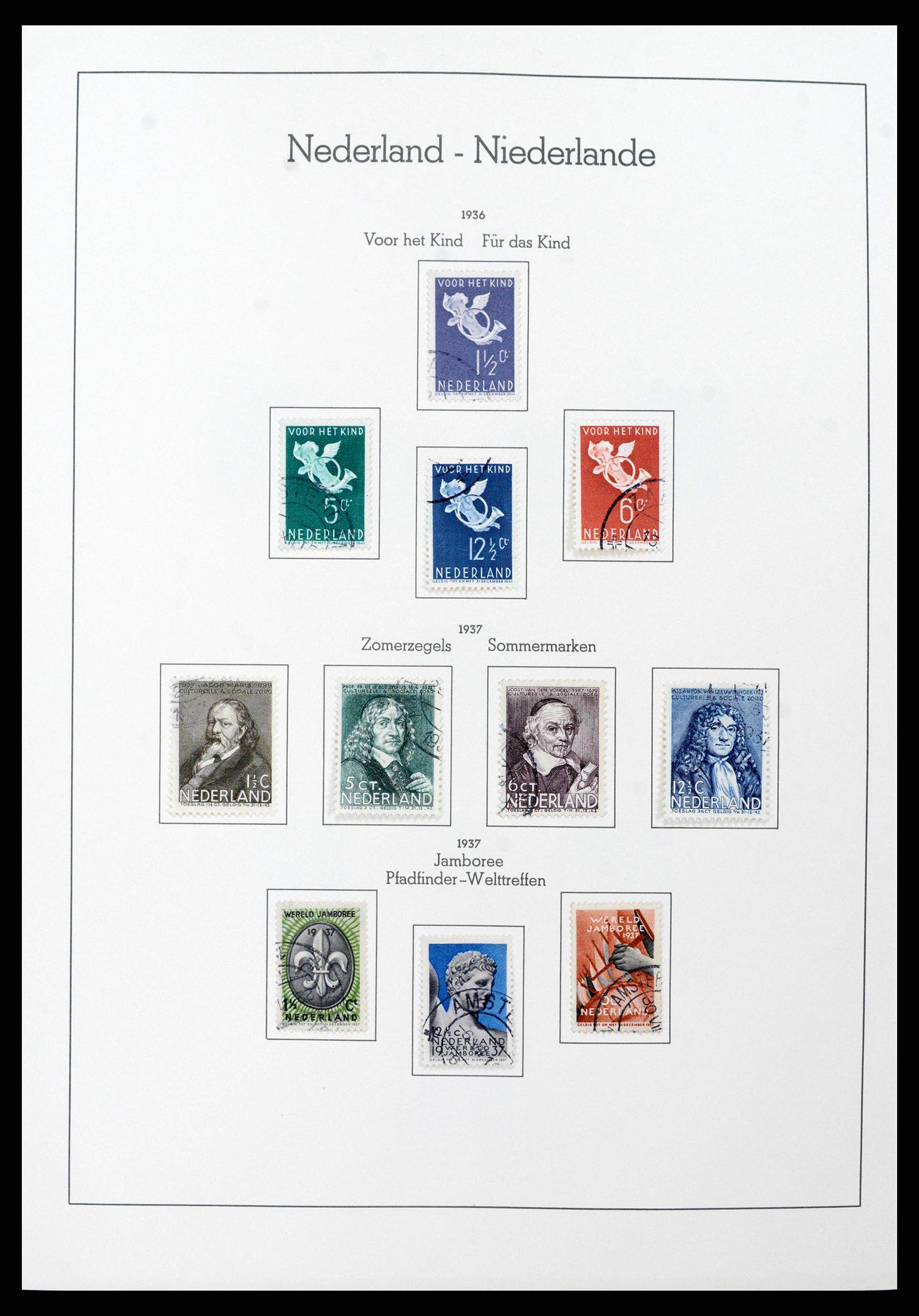 38841 0022 - Postzegelverzameling 38841 Nederland 1852-1986.