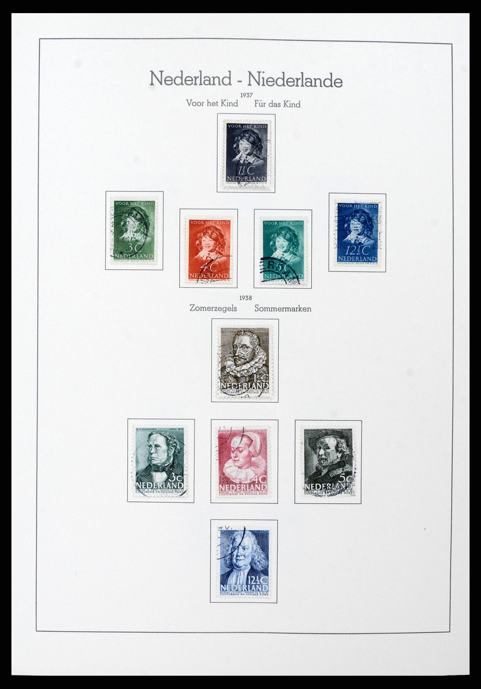 38841 0023 - Postzegelverzameling 38841 Nederland 1852-1986.