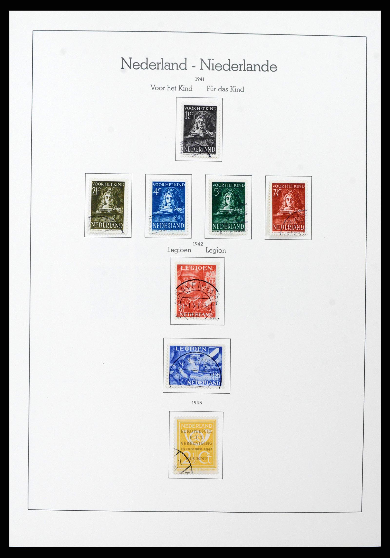 38841 0031 - Postzegelverzameling 38841 Nederland 1852-1986.