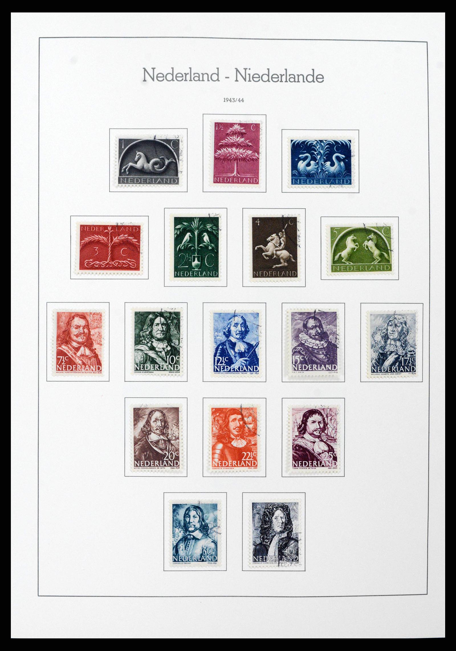 38841 0032 - Postzegelverzameling 38841 Nederland 1852-1986.