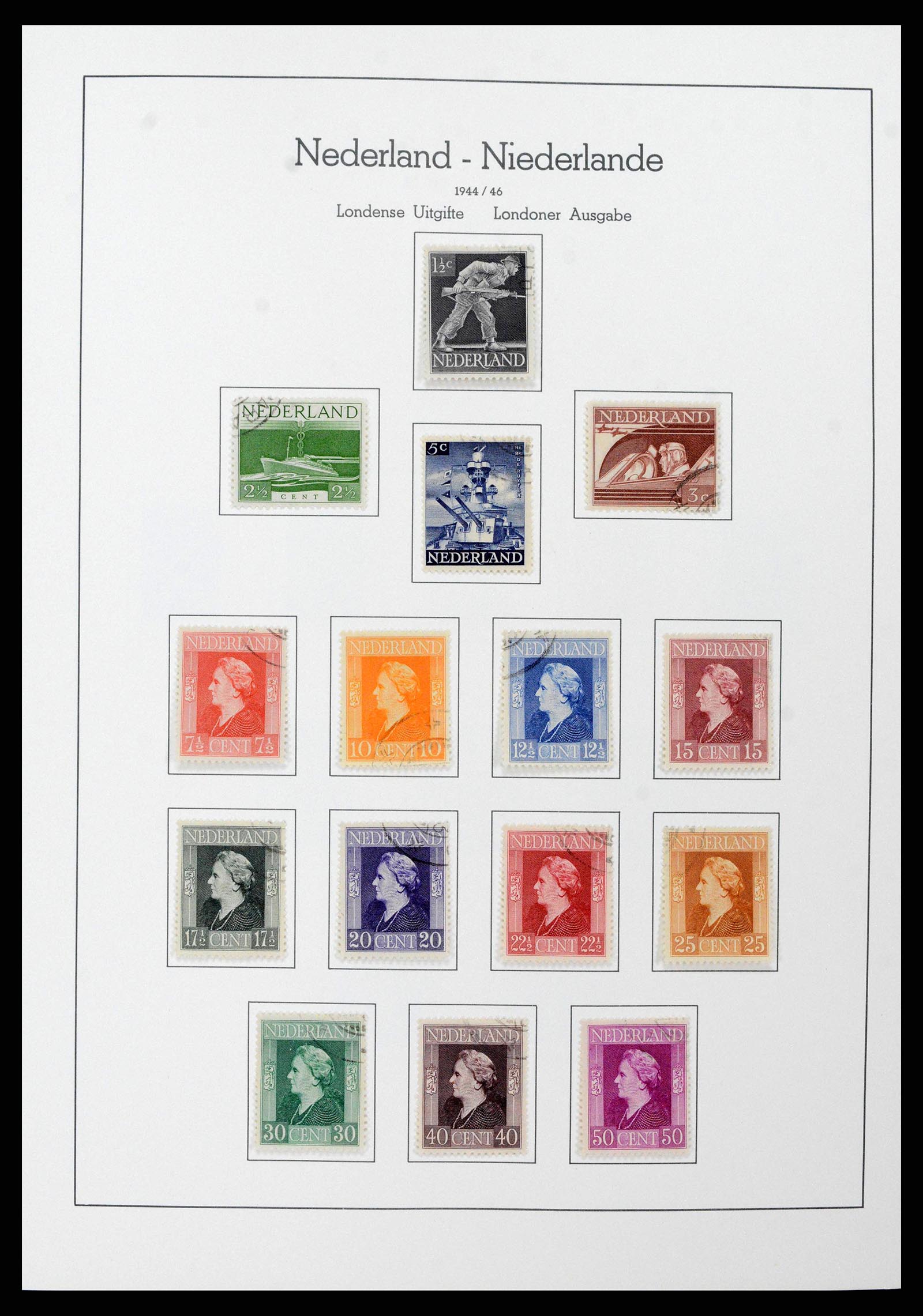 38841 0034 - Postzegelverzameling 38841 Nederland 1852-1986.