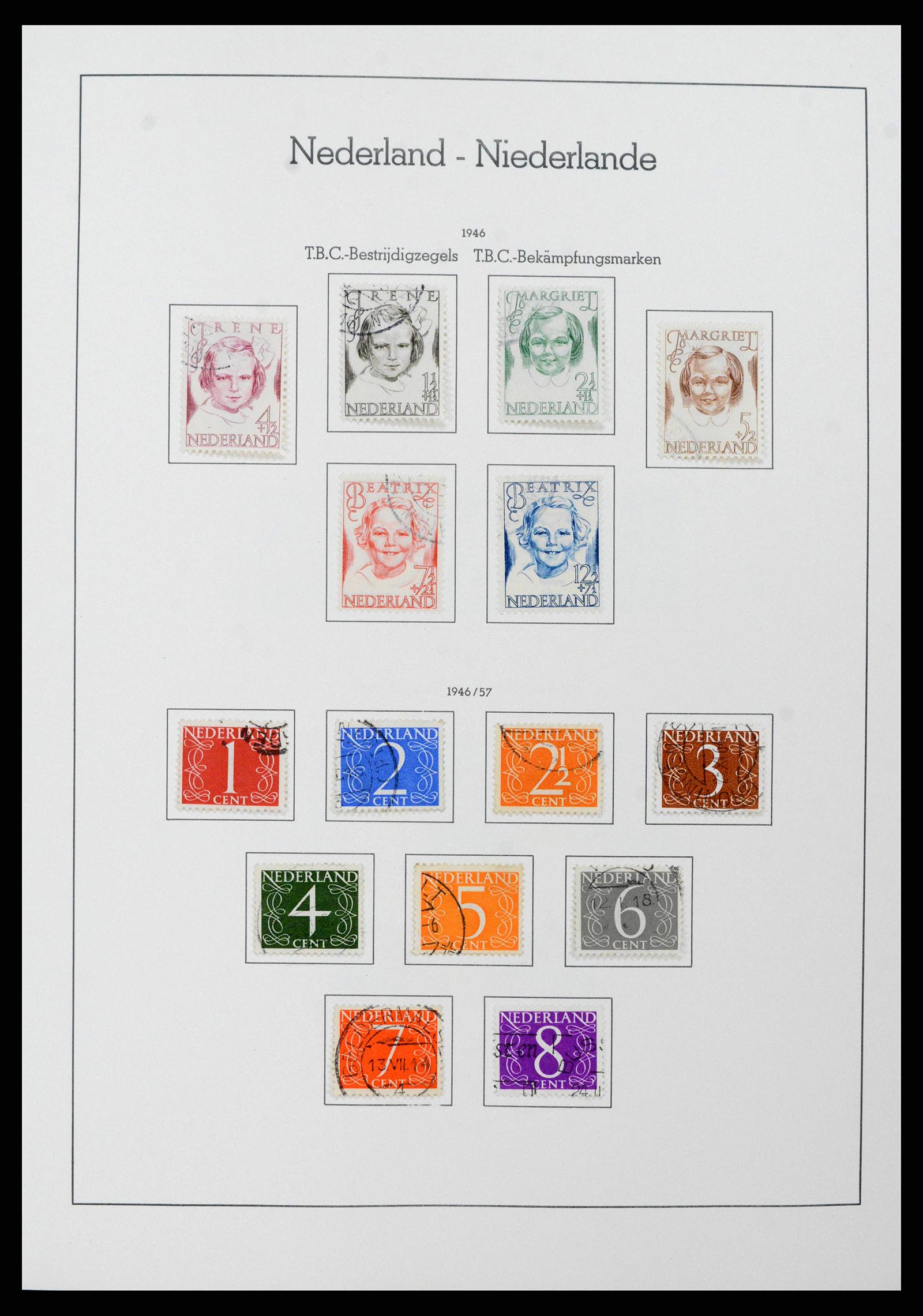 38841 0036 - Postzegelverzameling 38841 Nederland 1852-1986.