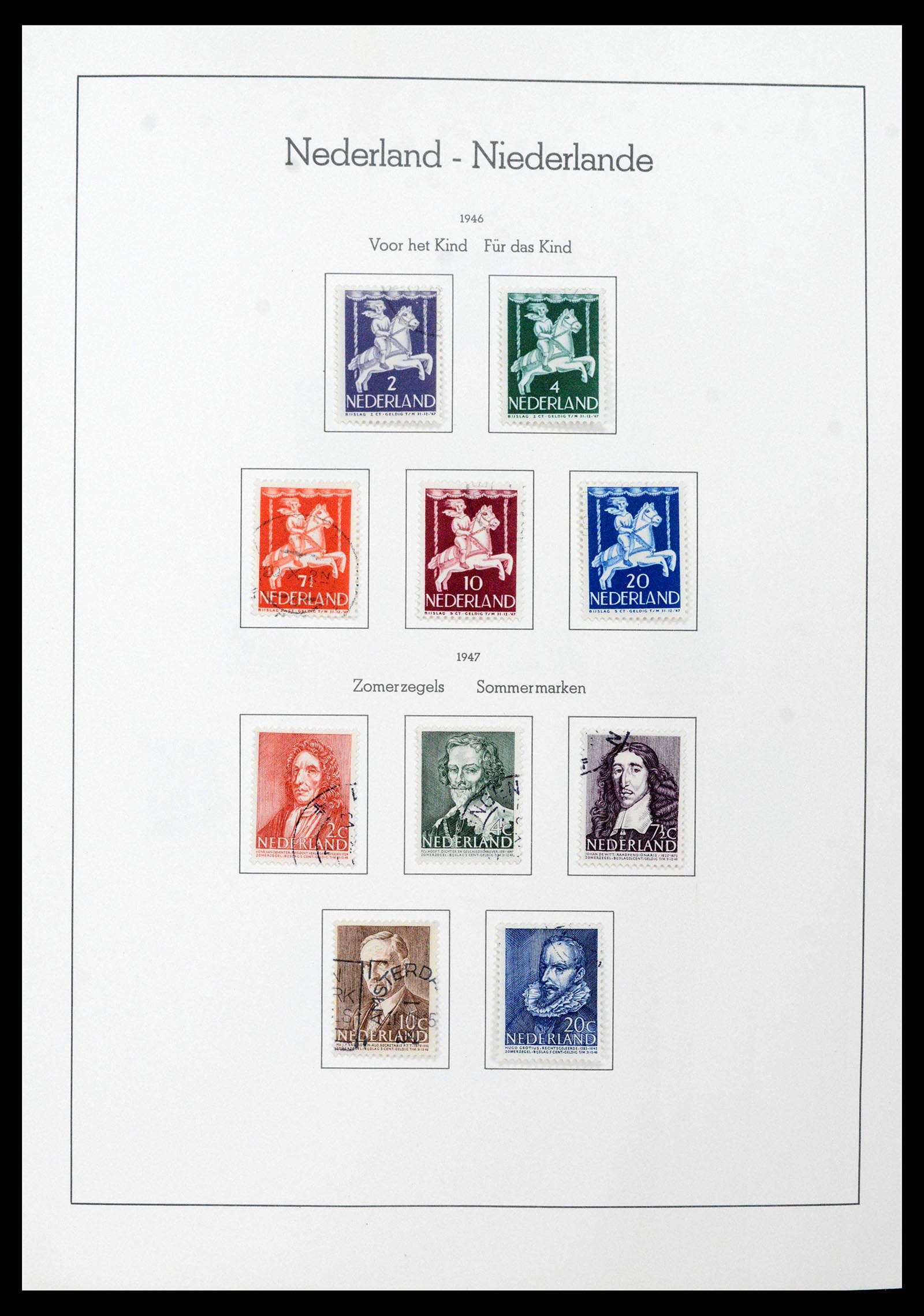 38841 0037 - Postzegelverzameling 38841 Nederland 1852-1986.