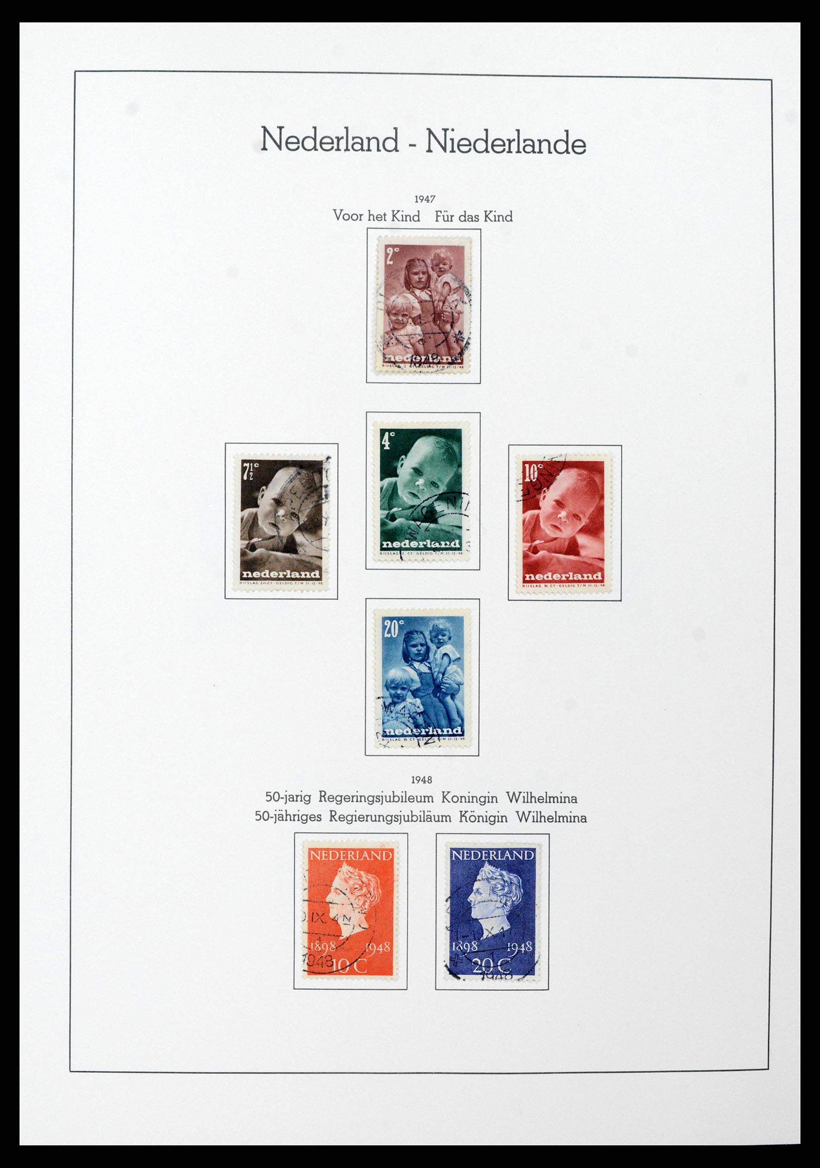 38841 0039 - Postzegelverzameling 38841 Nederland 1852-1986.