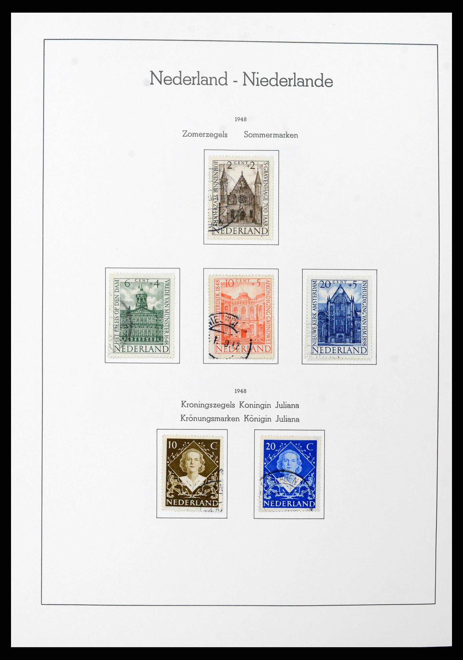 38841 0040 - Postzegelverzameling 38841 Nederland 1852-1986.