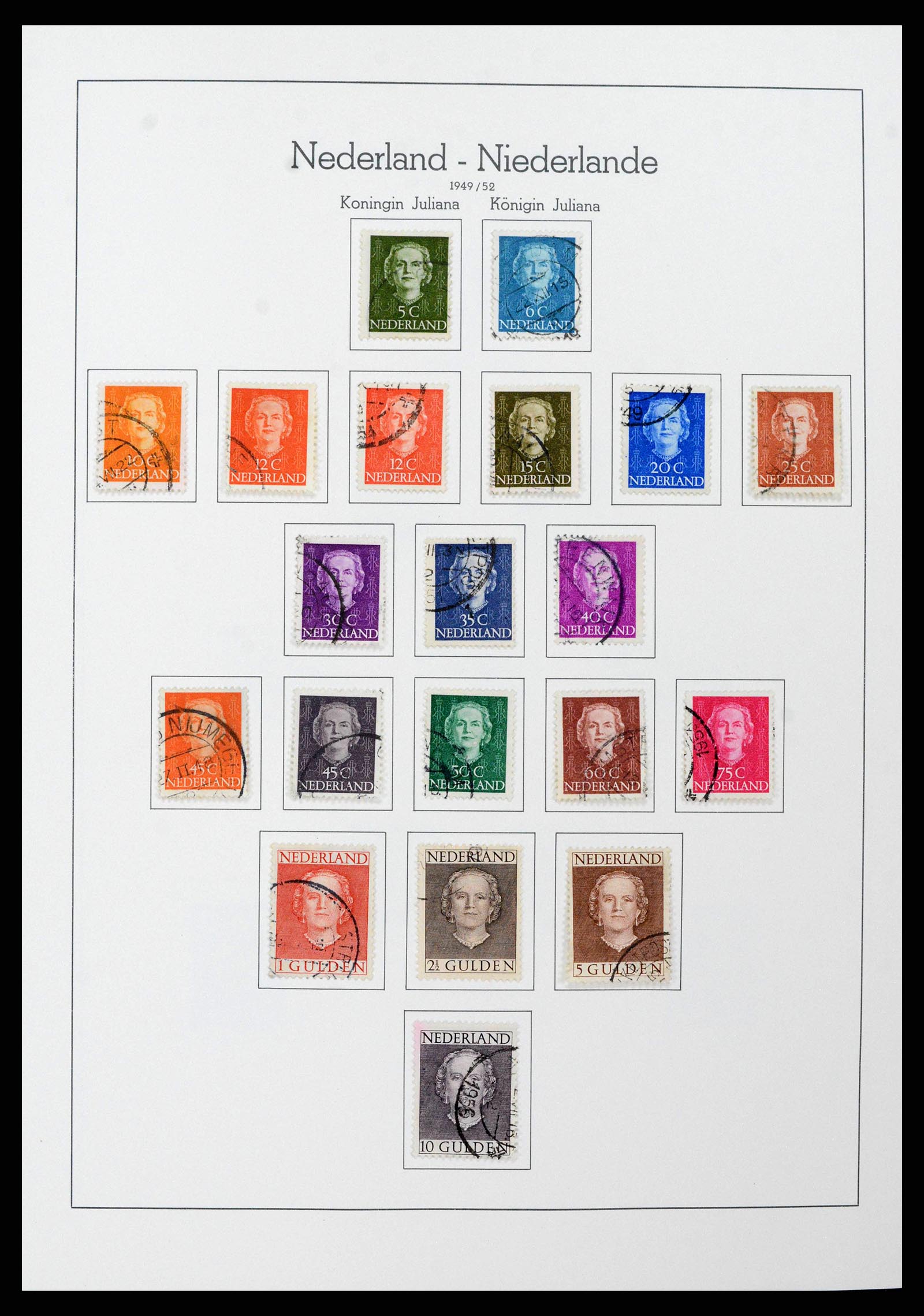38841 0043 - Postzegelverzameling 38841 Nederland 1852-1986.
