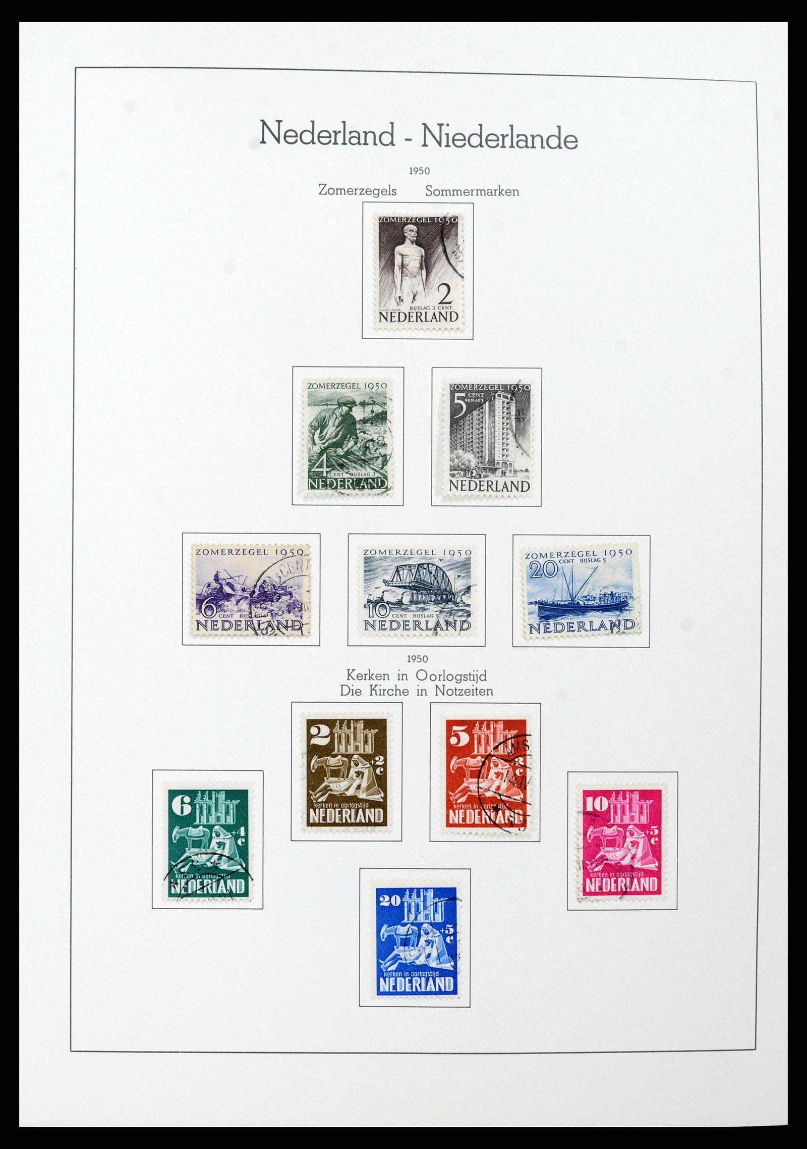 38841 0044 - Postzegelverzameling 38841 Nederland 1852-1986.