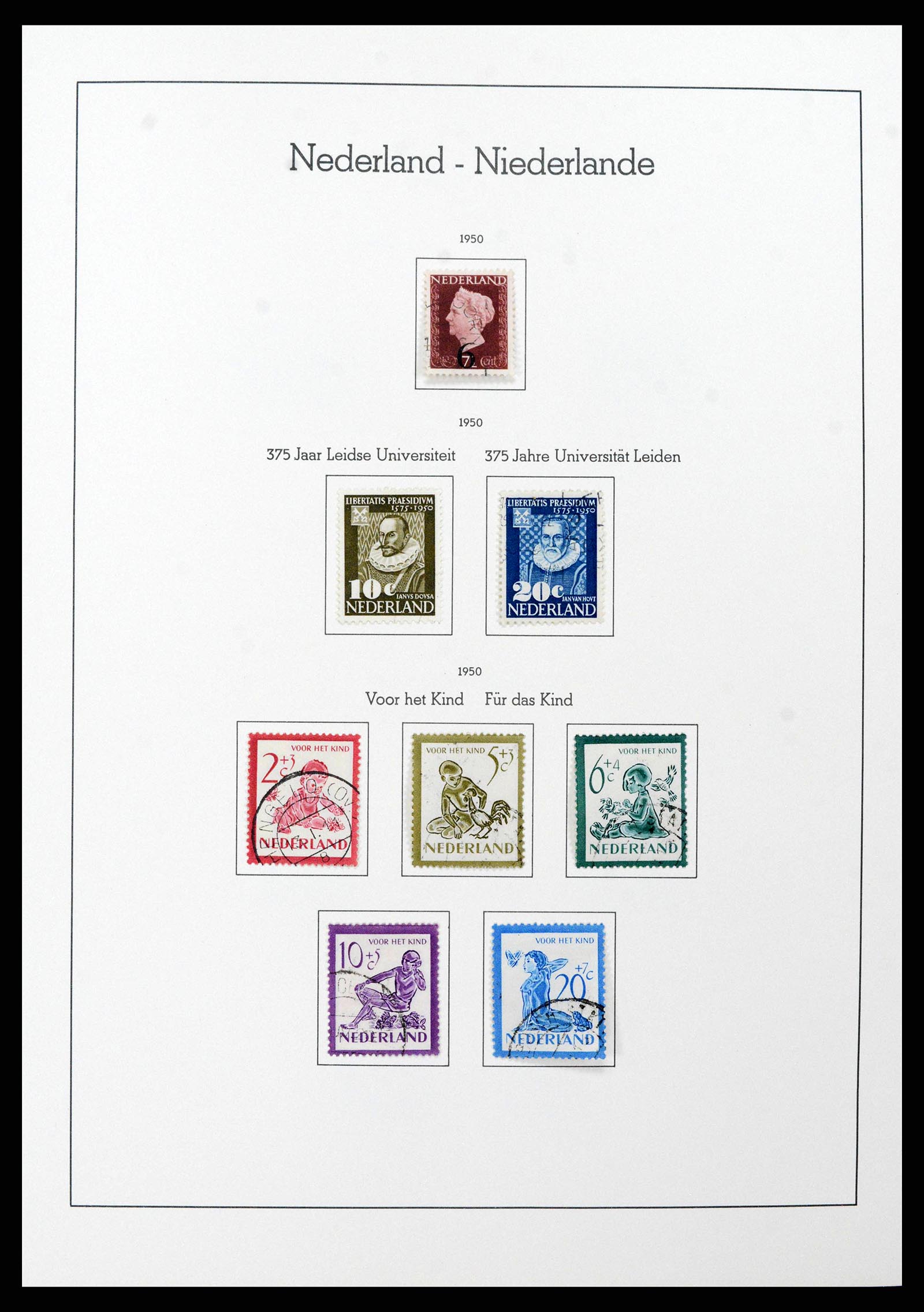 38841 0045 - Postzegelverzameling 38841 Nederland 1852-1986.