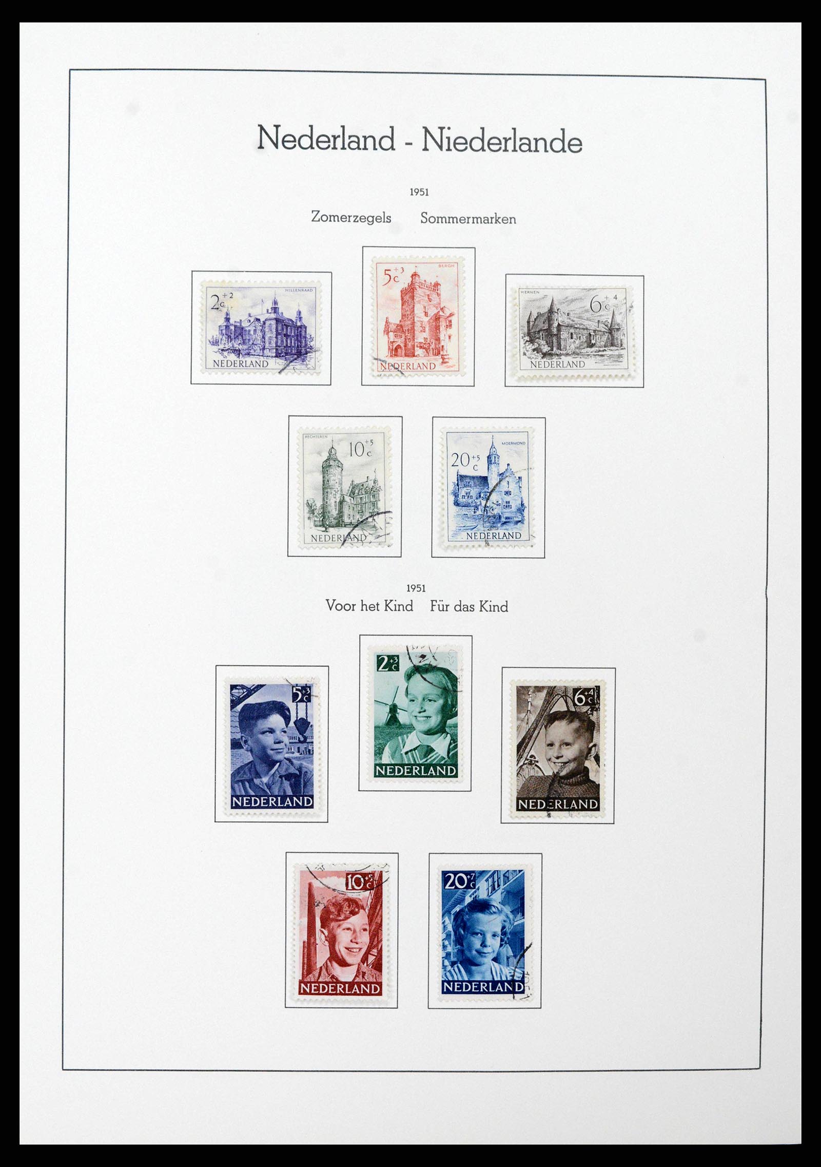 38841 0046 - Postzegelverzameling 38841 Nederland 1852-1986.