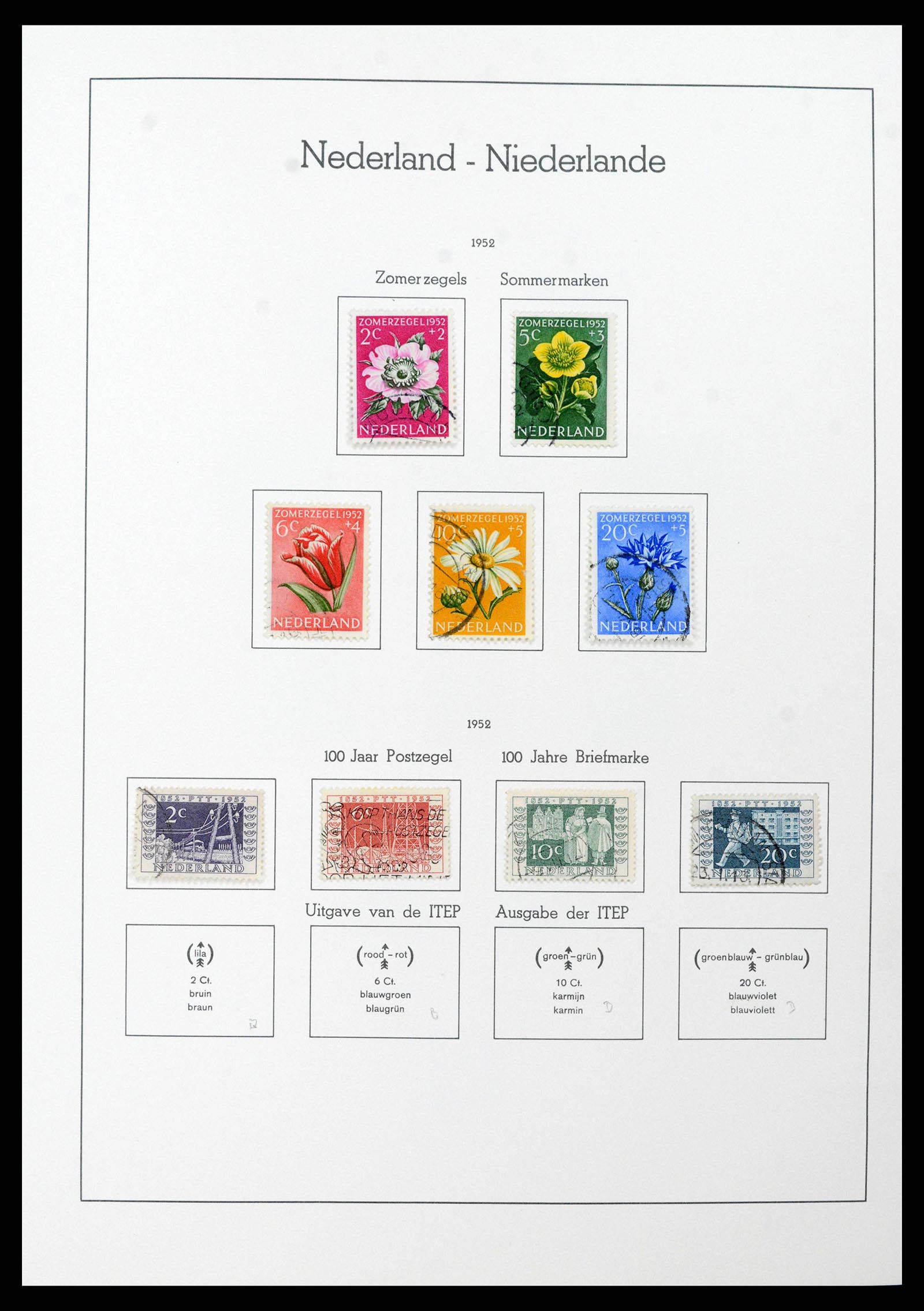 38841 0048 - Postzegelverzameling 38841 Nederland 1852-1986.