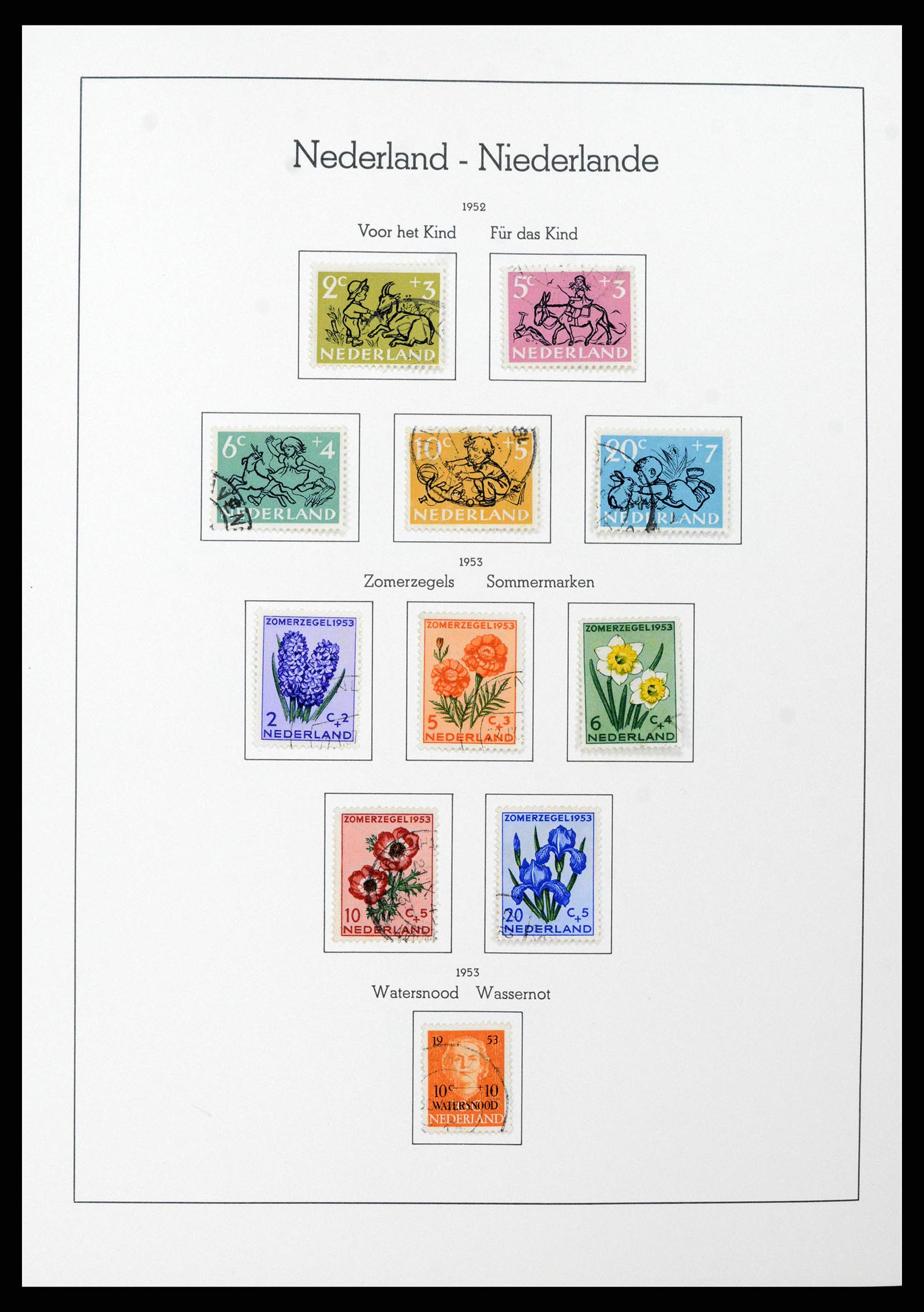 38841 0049 - Postzegelverzameling 38841 Nederland 1852-1986.